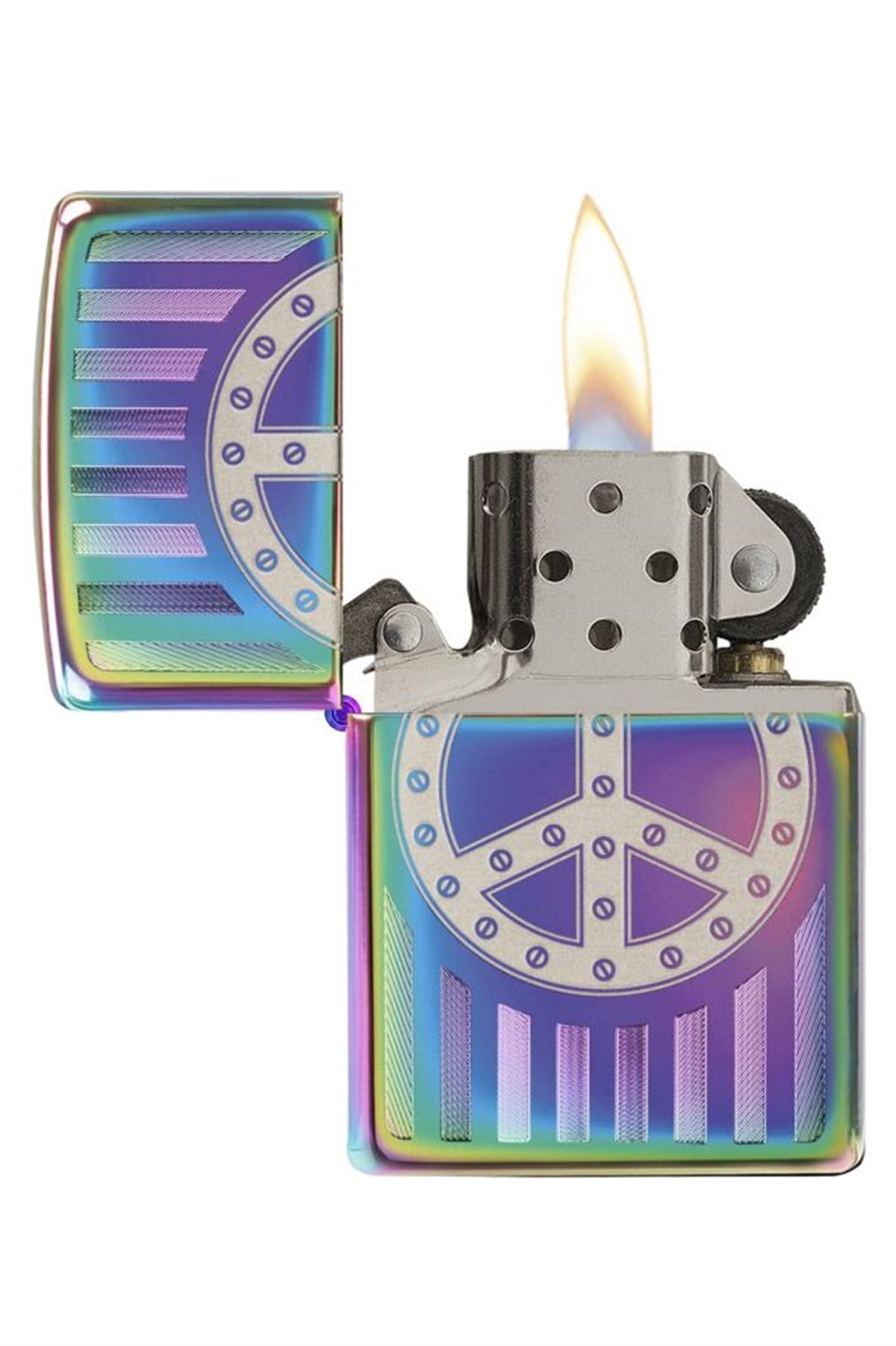 TR4547,Zippo Çakmak Rivet Peace Sign 29435-000004