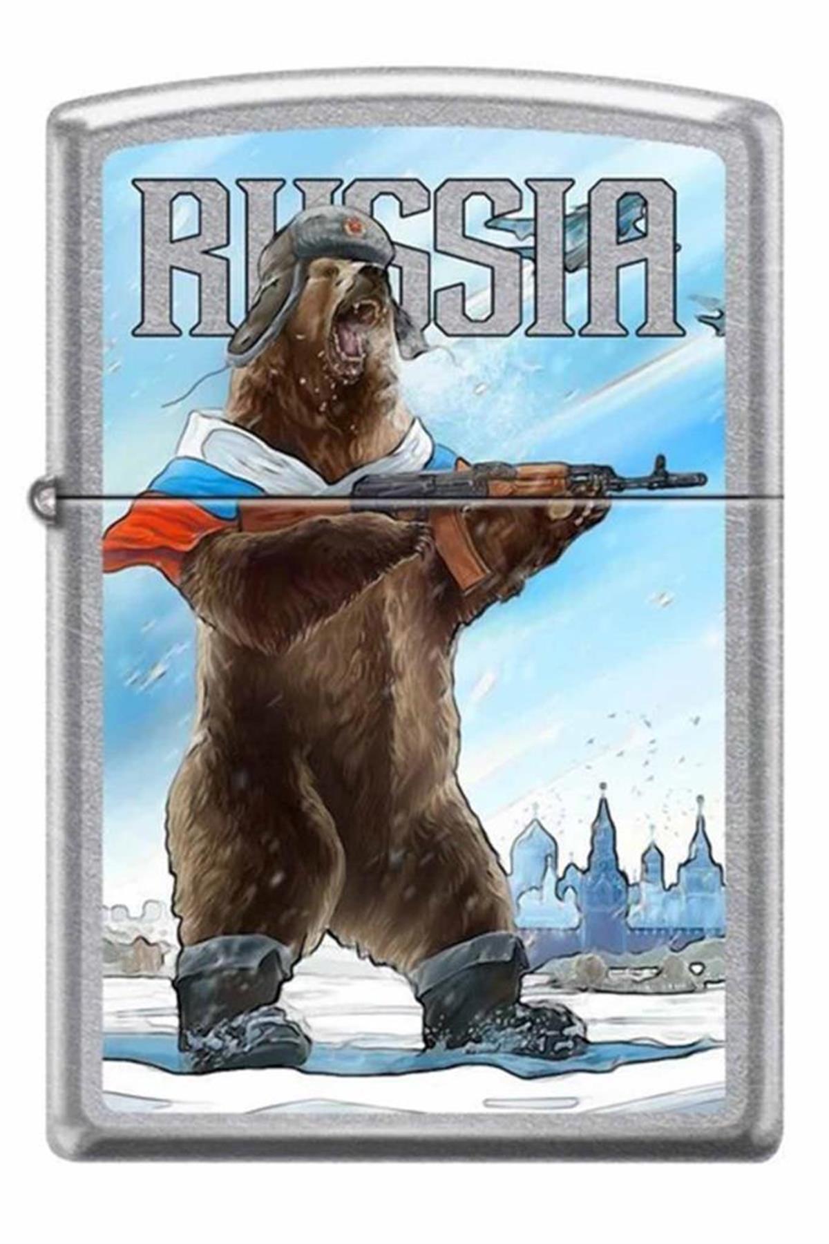 TR5555,Zippo Çakmak Russia Bear