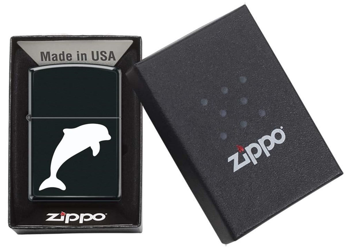 TR3351,Zippo Çakmak Sample Dolphin 218 218-063335