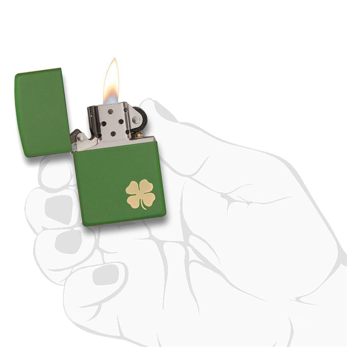 TR2029,Zippo Çakmak Shamrock 21032
