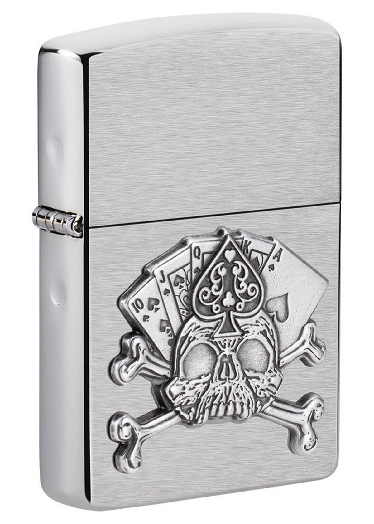 TR3442,Zippo Çakmak Skull Emblem Design 49293-083348