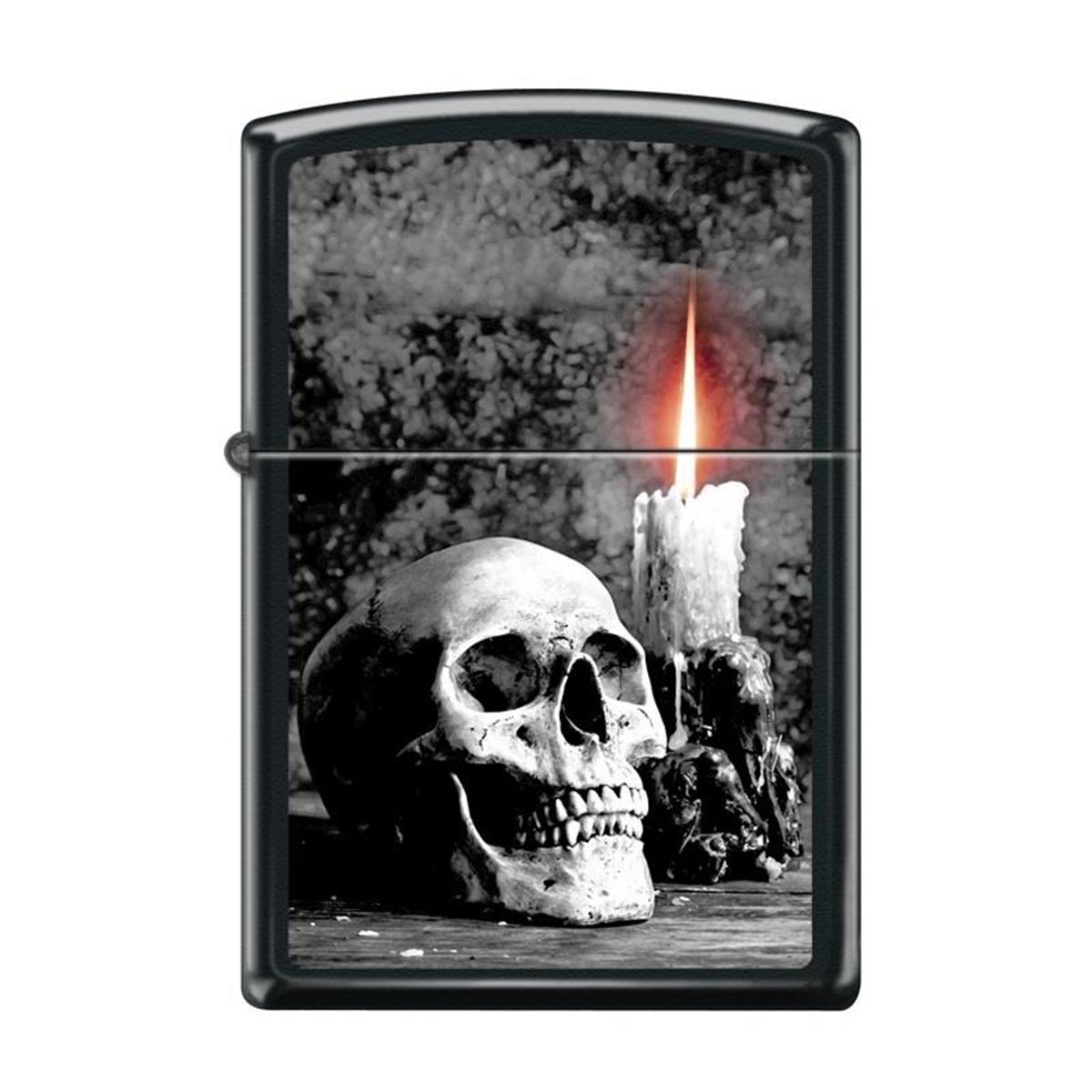 TR3113,Zippo Çakmak Skull W/Candle 218-055399