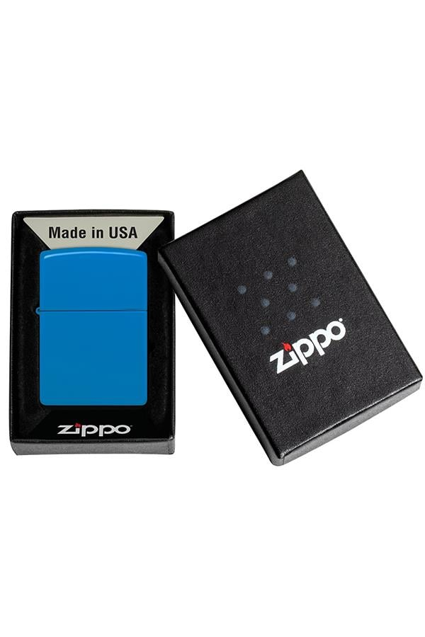 TR7582,Zippo Çakmak Sky Blue Zippo Logo 48628ZL-103374