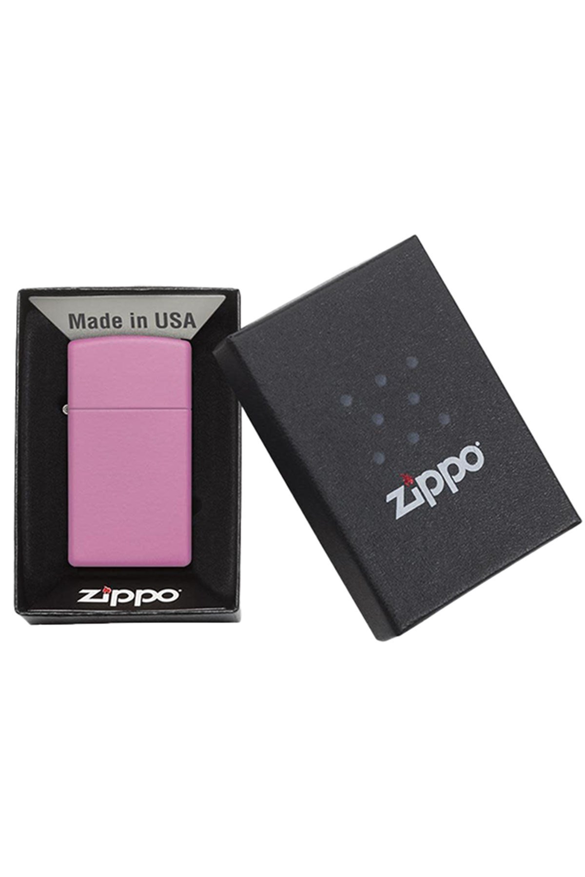 TR5009,Zippo Çakmak Slim Pink Matte 1638
