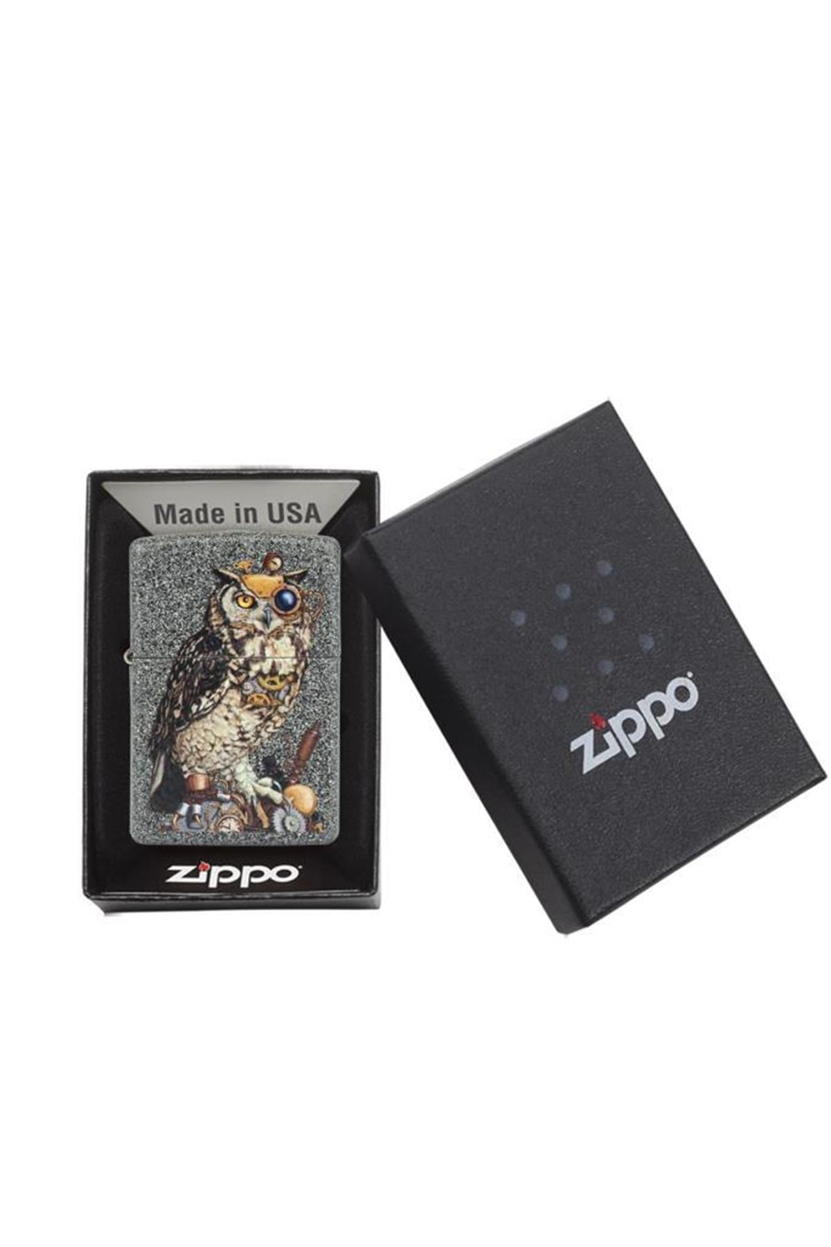 TR4274,Zippo Çakmak Steampunk Owl 211-065993