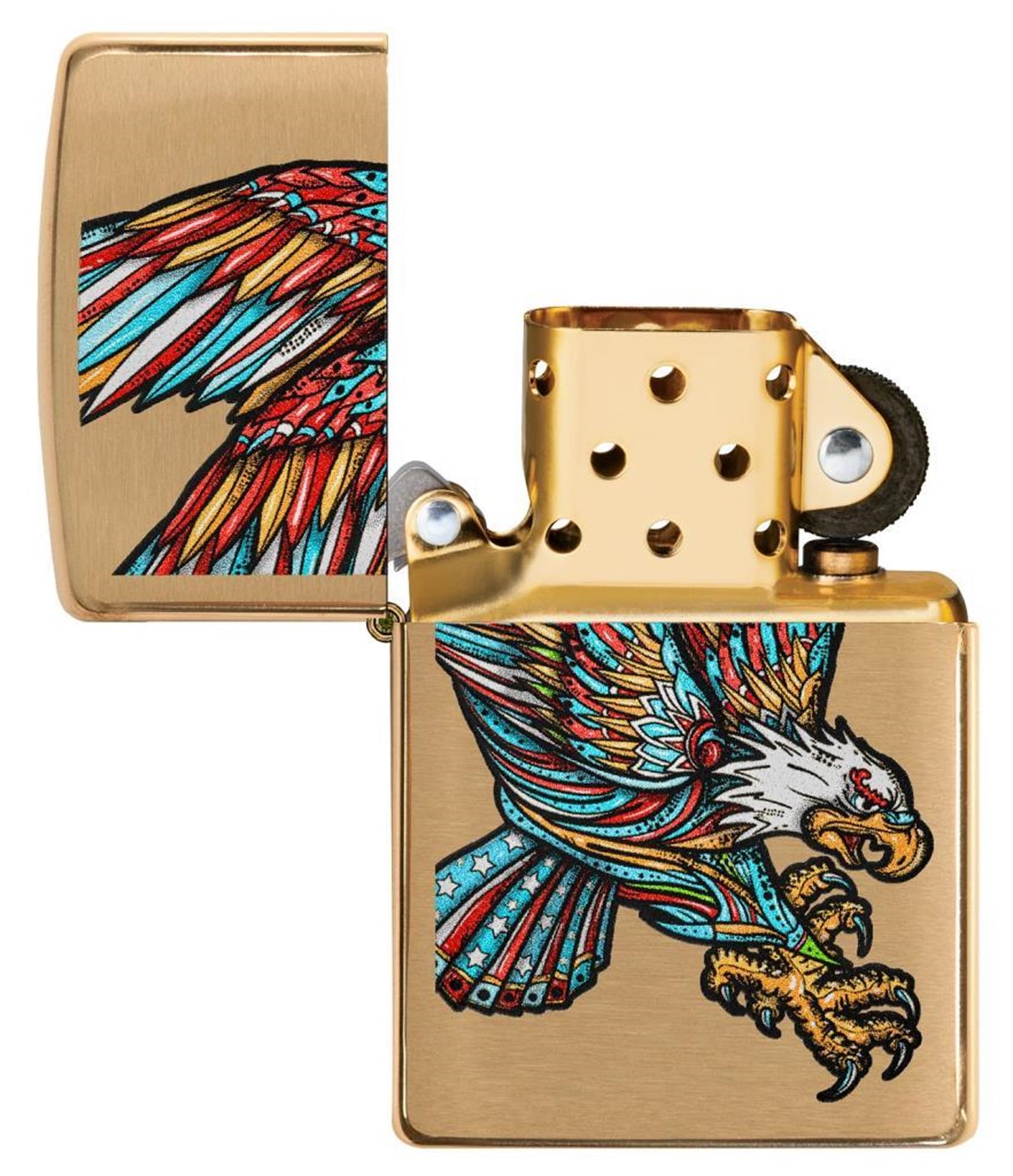 TR3437,Zippo Çakmak Tattoo Eagle Design 49667-090929
