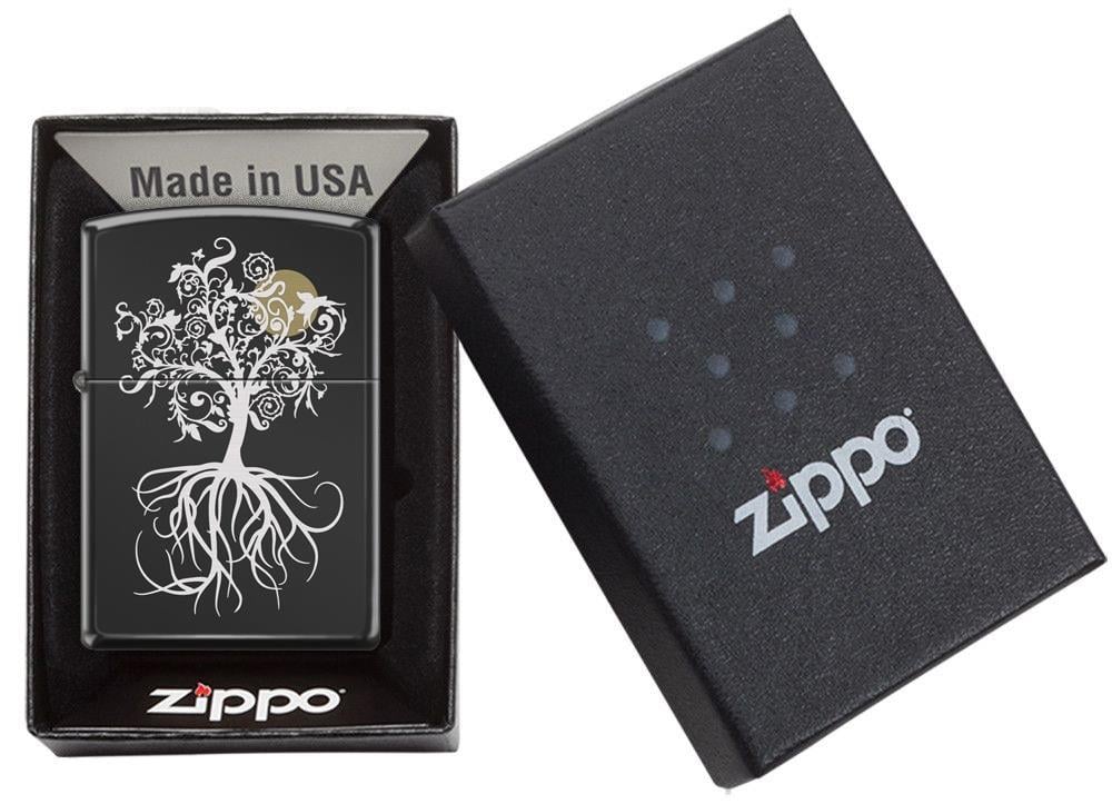 TR8562,Zippo Çakmak Tree And Moon Design 24756-115820