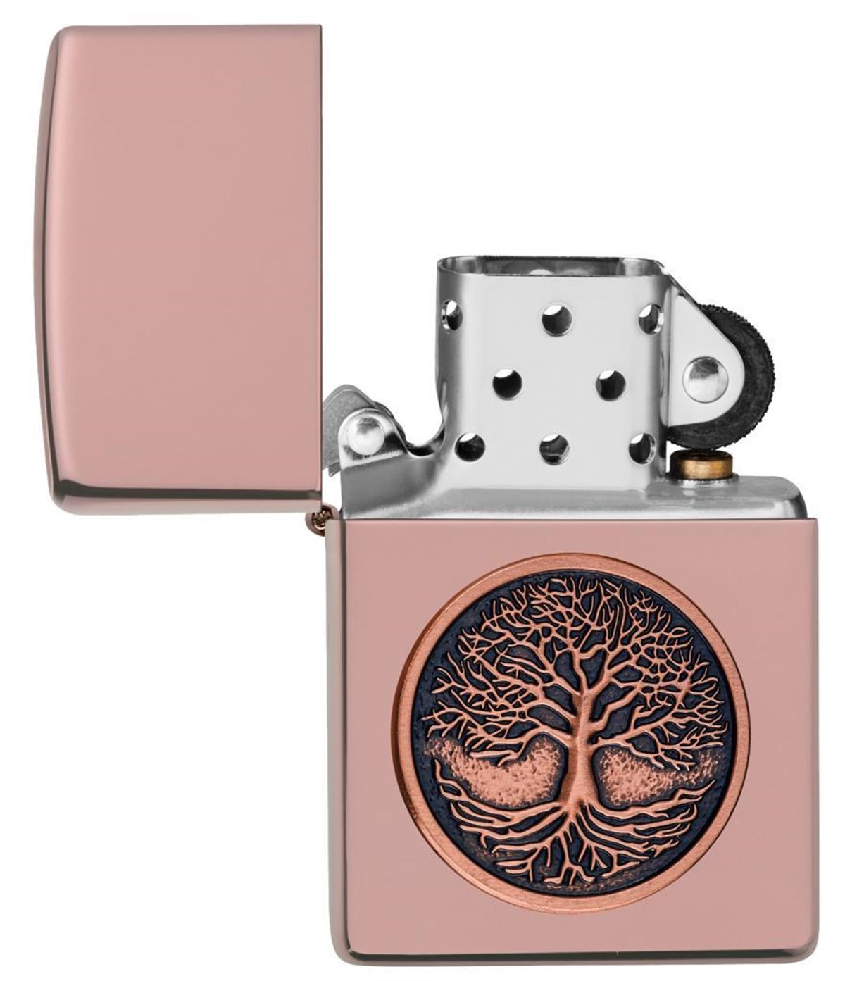 TR3448,Zippo Çakmak Tree Of Life Emblem Design 49638-090626
