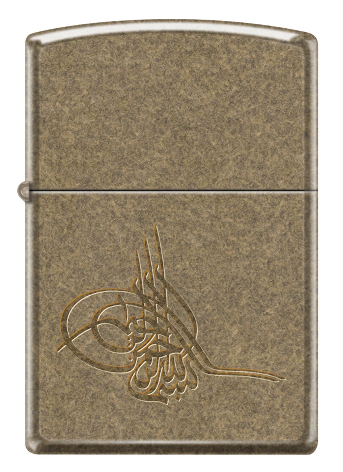 TR9382,Zippo Çakmak Tugra Design 201FB-123530