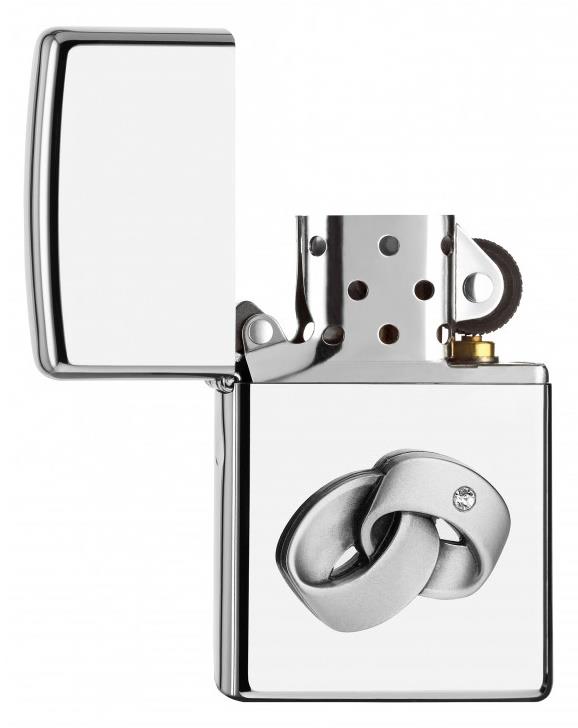 TR8898,Zippo Çakmak WEDDING RINGS Emblem 2006518