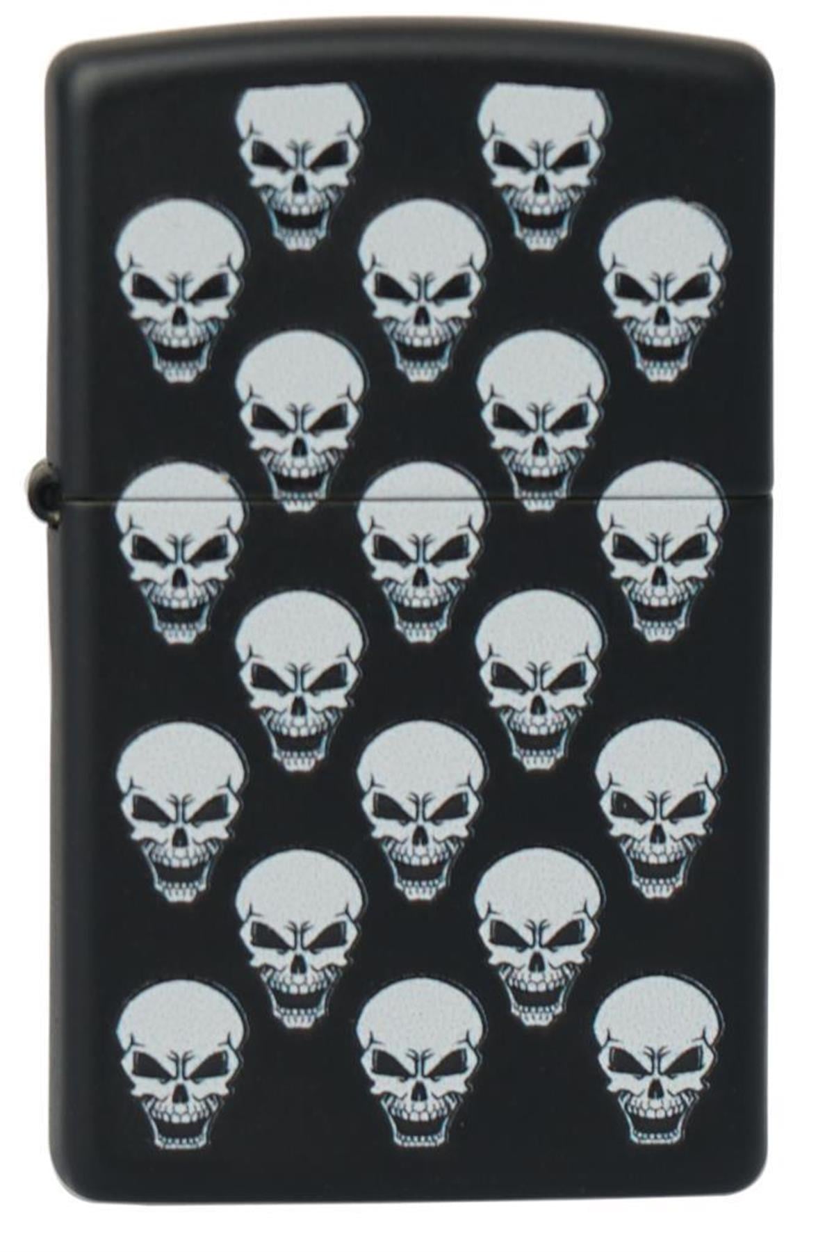 TR5709,Zippo Çakmak White Skulls