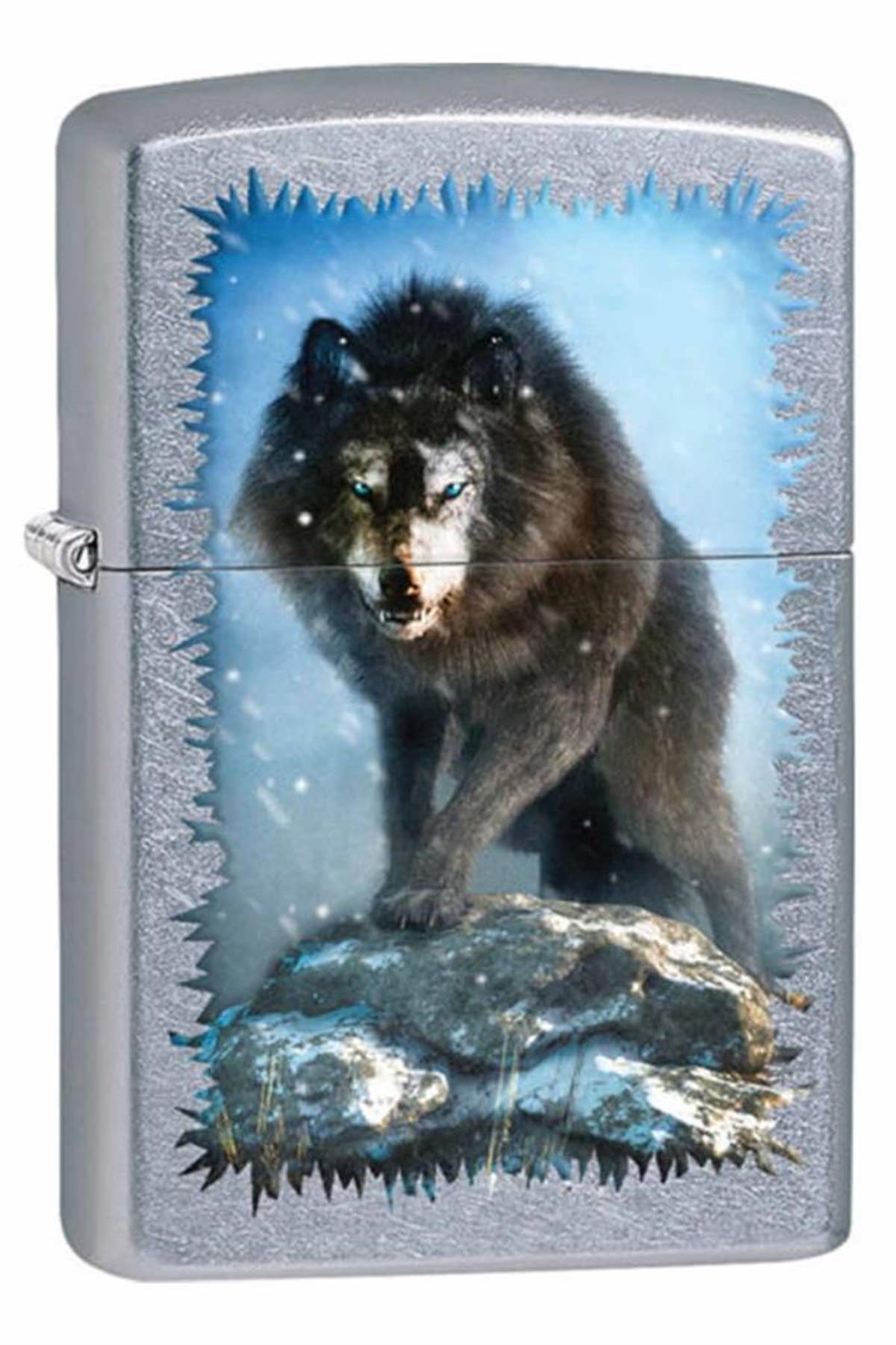 TR5556,Zippo Çakmak Wolf Design