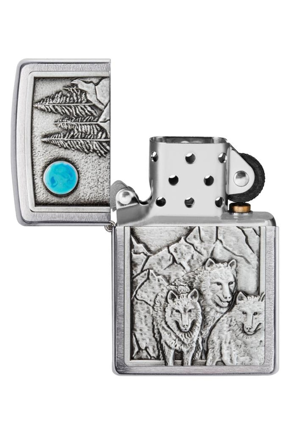 TR4535,Zippo Çakmak Wolf & Pack Emblem 49295-083609