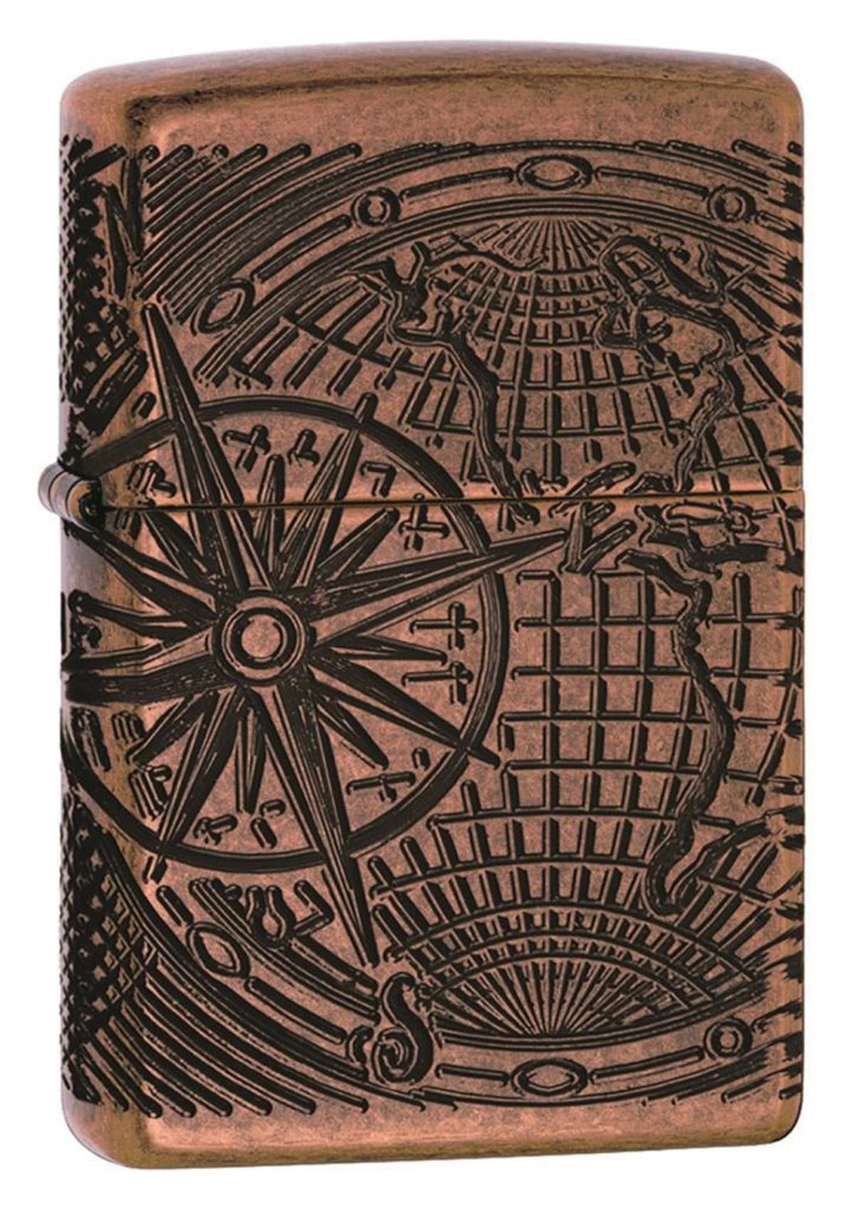 TR2096,Zippo Çakmak World Map Design 29853-069135