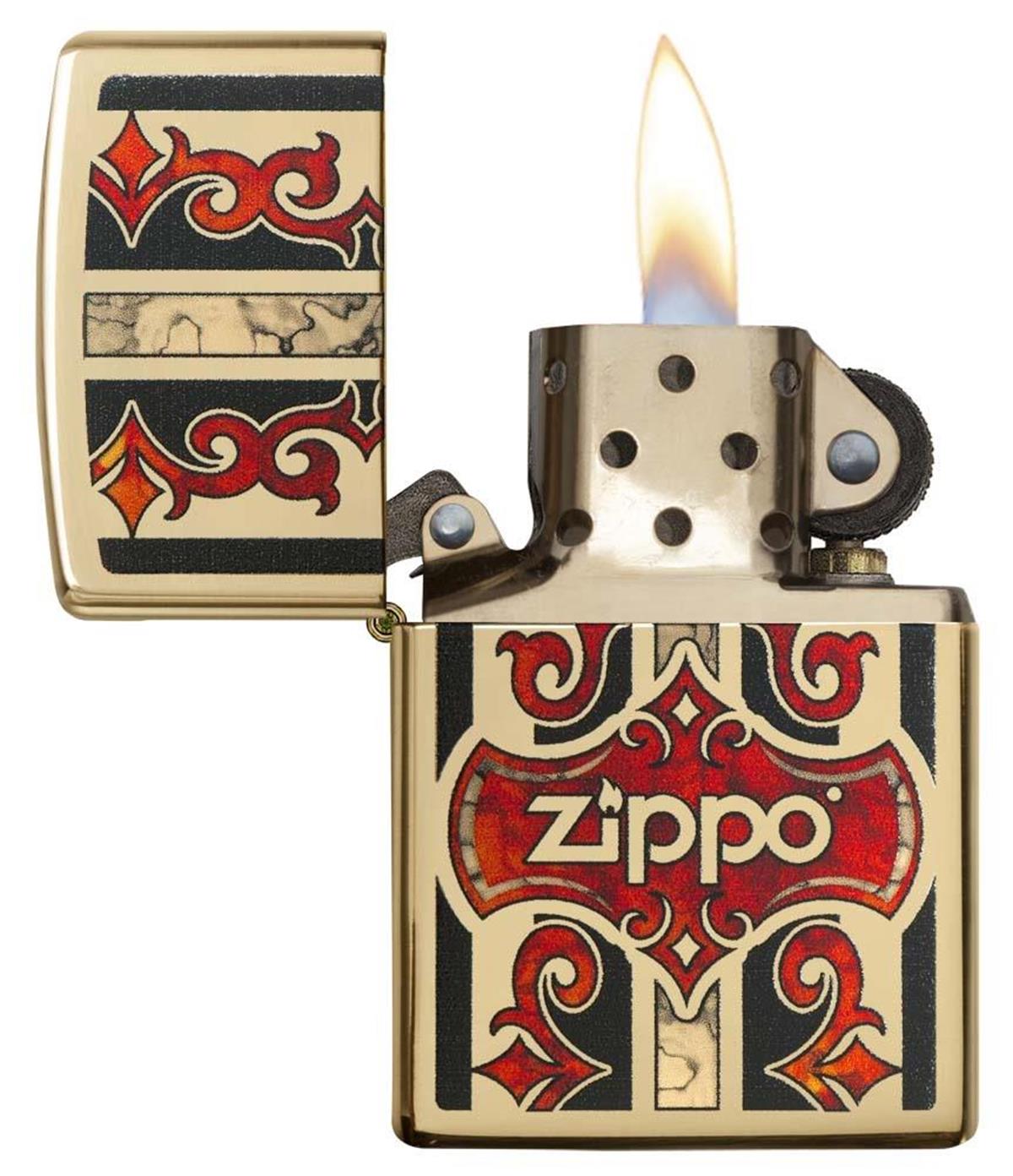 TR3445,Zippo Çakmak Zippo Logo Design 29510-000004