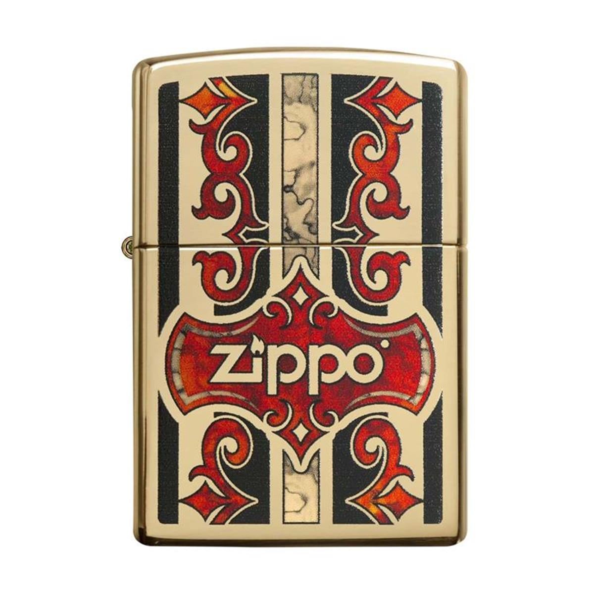 TR3445,Zippo Çakmak Zippo Logo Design 29510-000004