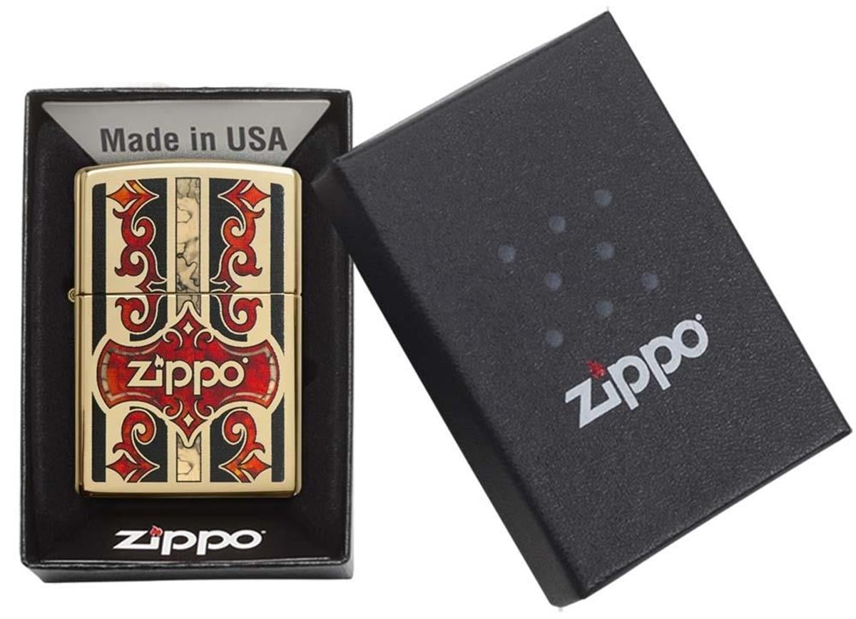 TR3445,Zippo Çakmak Zippo Logo Design 29510-000004