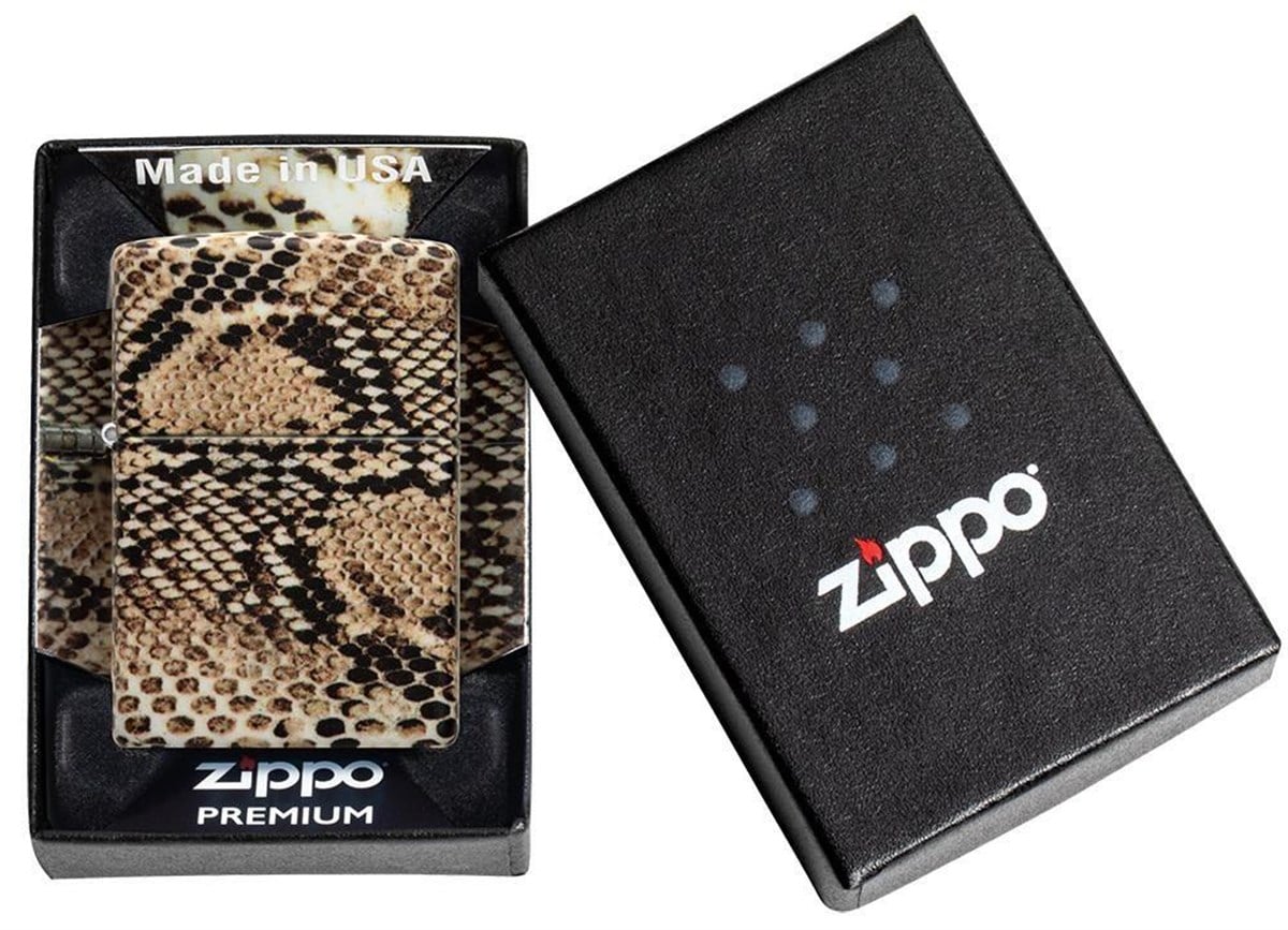 TR3289,Zipppo Çakmak 49352 Snake Skin 49352-091993