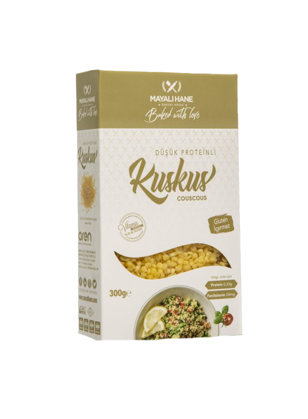 Mayalı Hane Düşük Proteinli Kuskus 