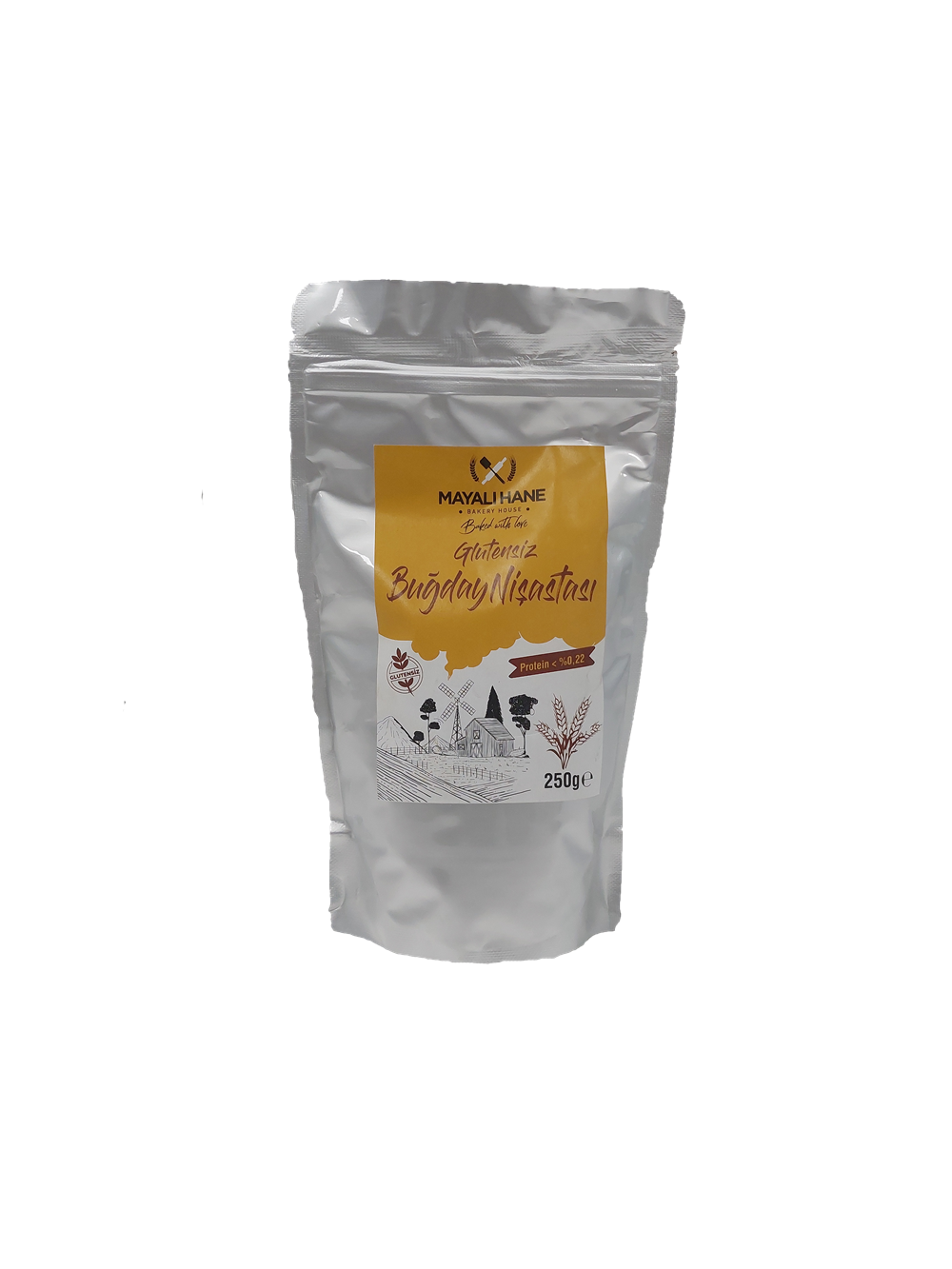 Mayalı hane Glutensiz Buğday Nişastası 250 g