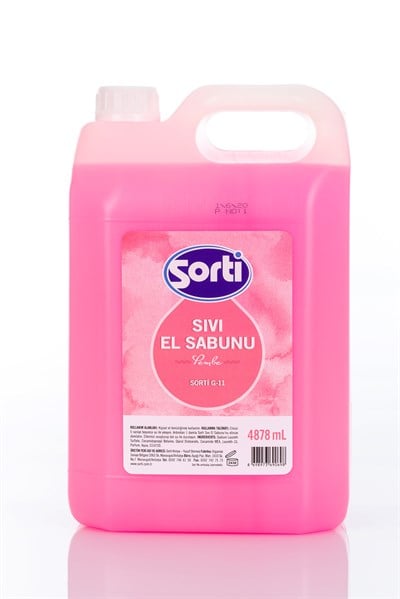 Sorti Sıvı El Sabunu Pembe 5kg