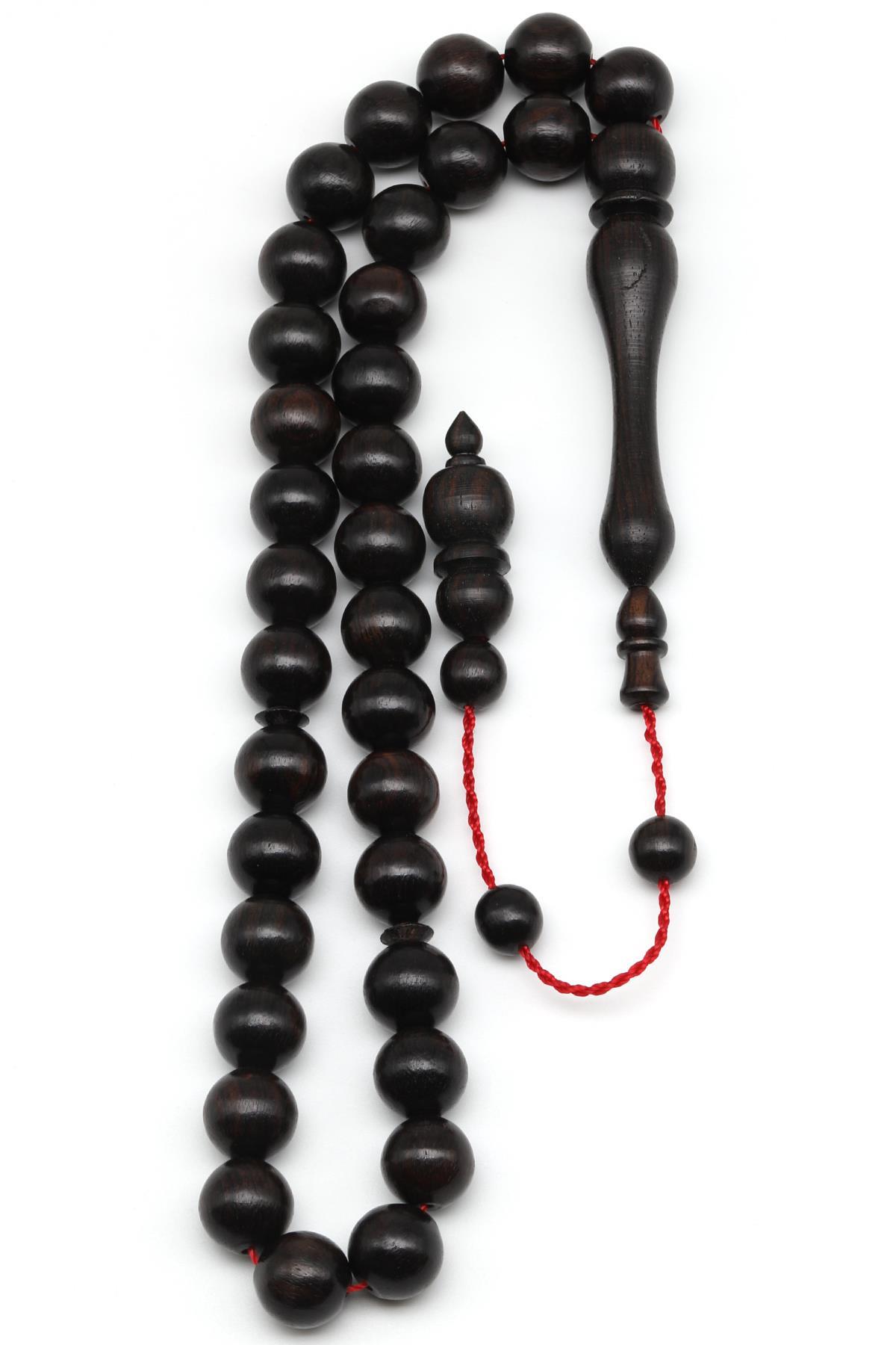 Abanoz Ağacı Tesbih 10 mm Küre Kesim