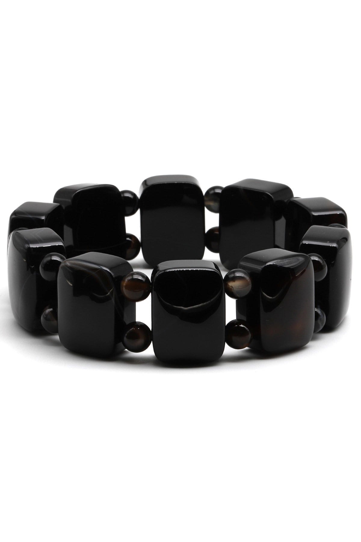 Akik Doğal Taş Bileklik 15 x 20 mm Özel Kesim - BLK-2291