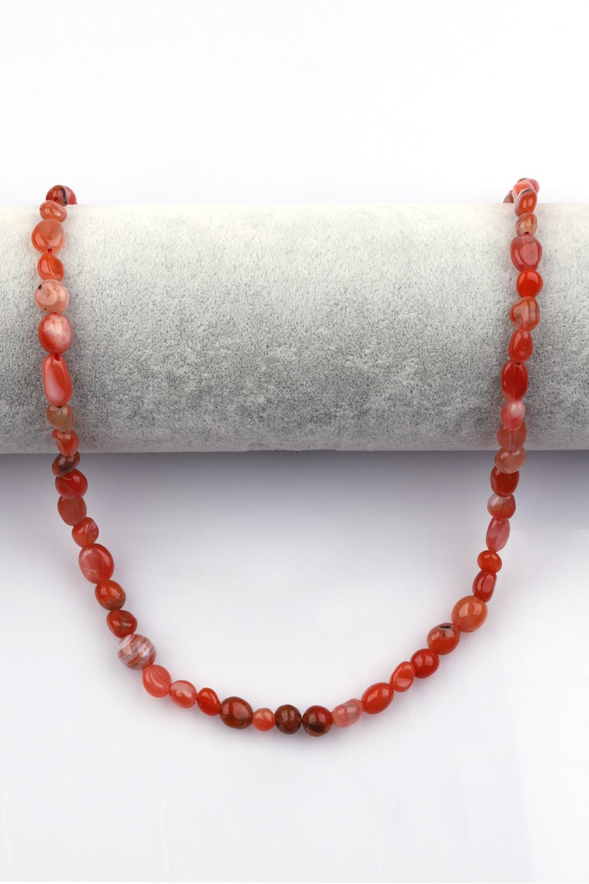 Akik Doğal Taş Dizi 4 x 6 mm Mercimek Kesim