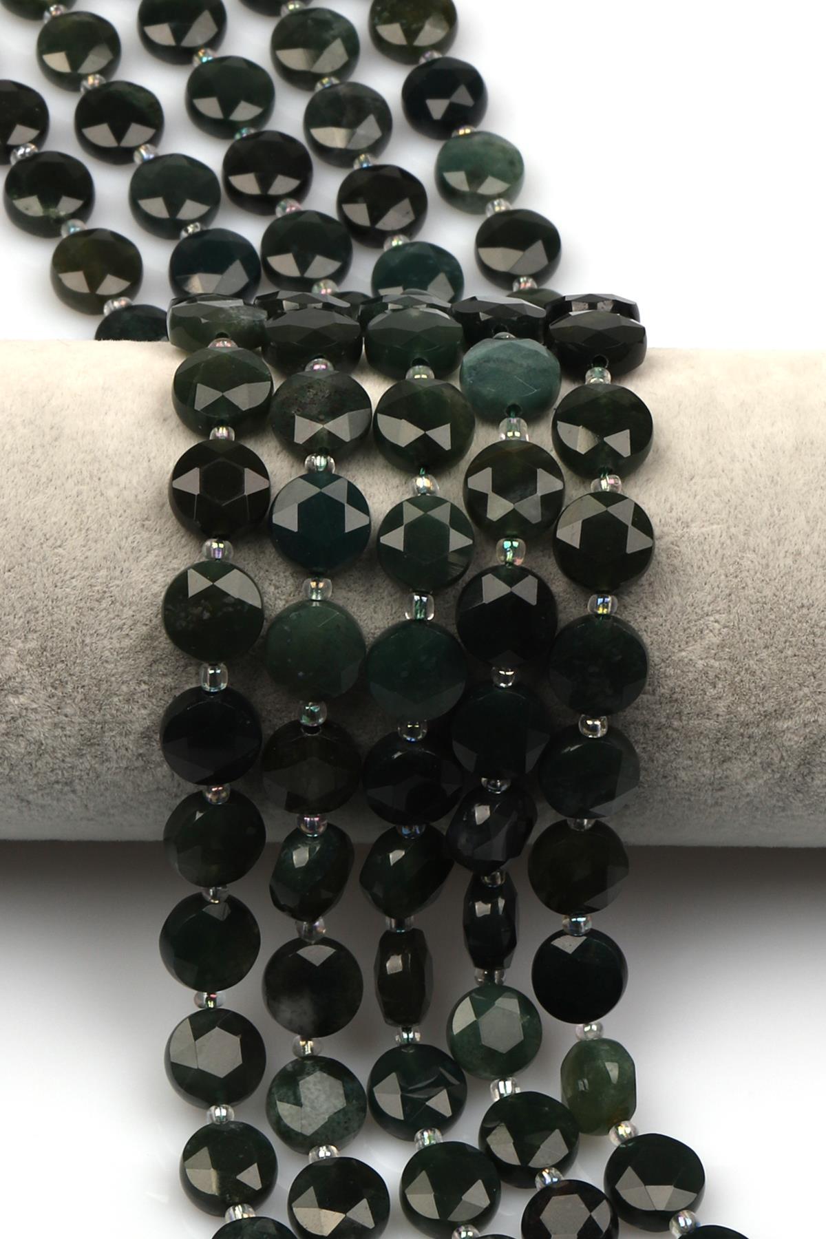 Akik Doğal Taş Dizi 5 x 10 mm Yassı Kesim