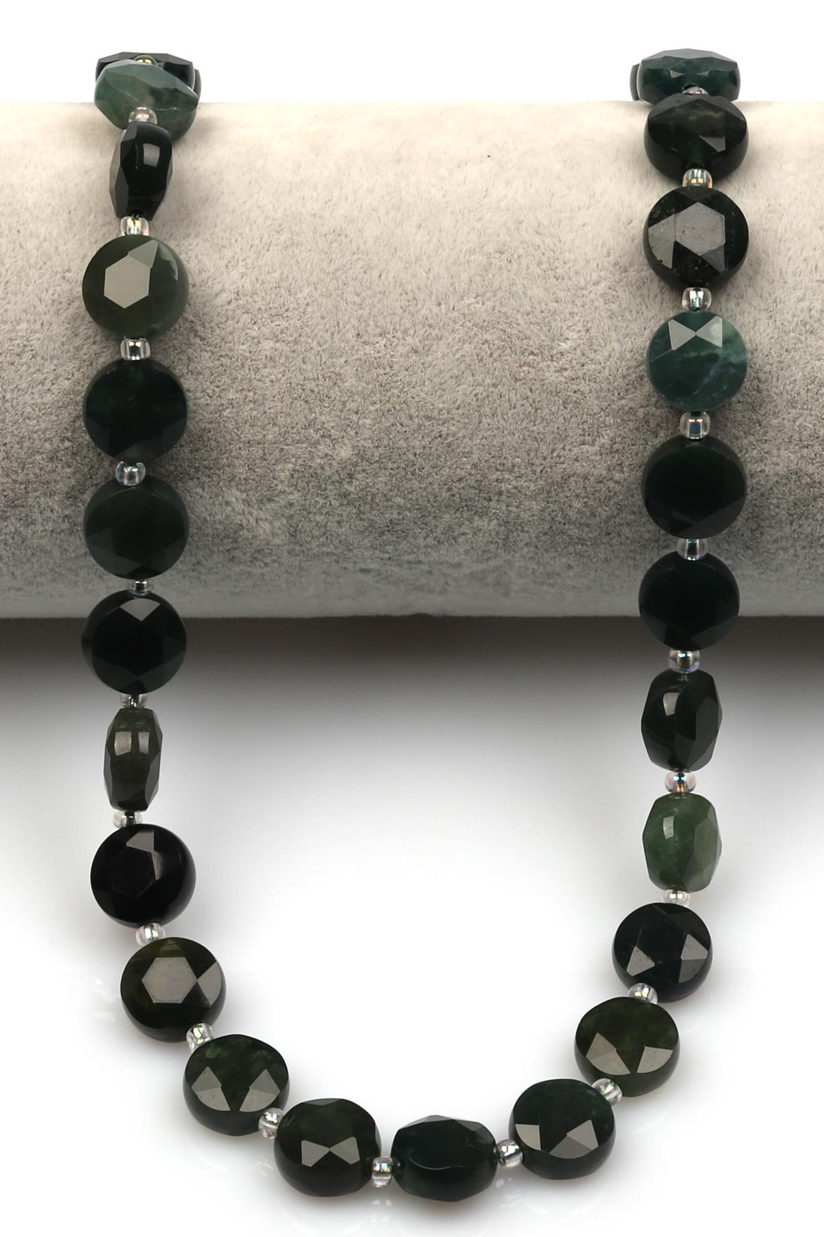 Akik Doğal Taş Dizi 5 x 10 mm Yassı Kesim