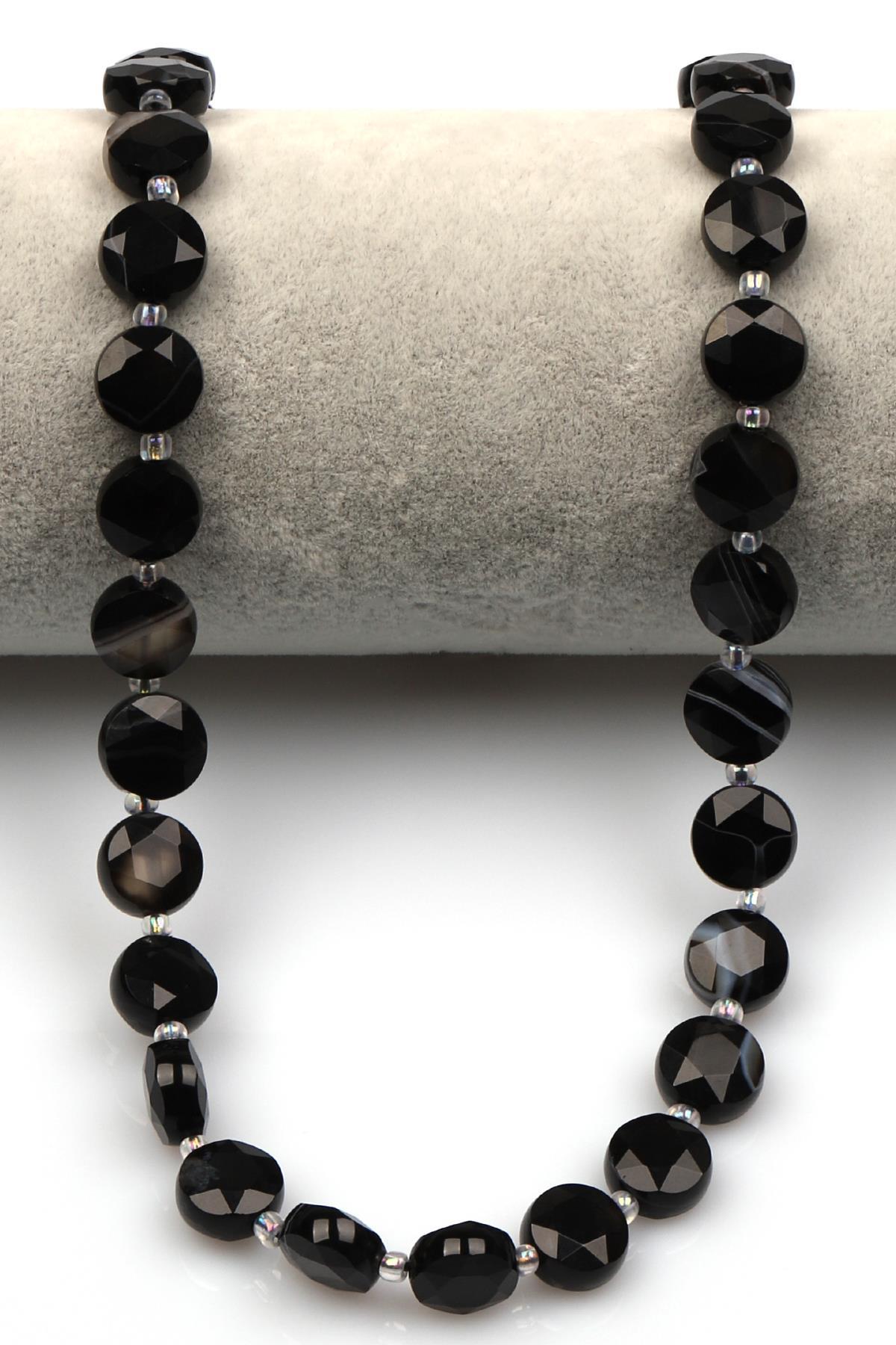 Akik Doğal Taş Dizi 5 x 10 mm Yassı Kesim