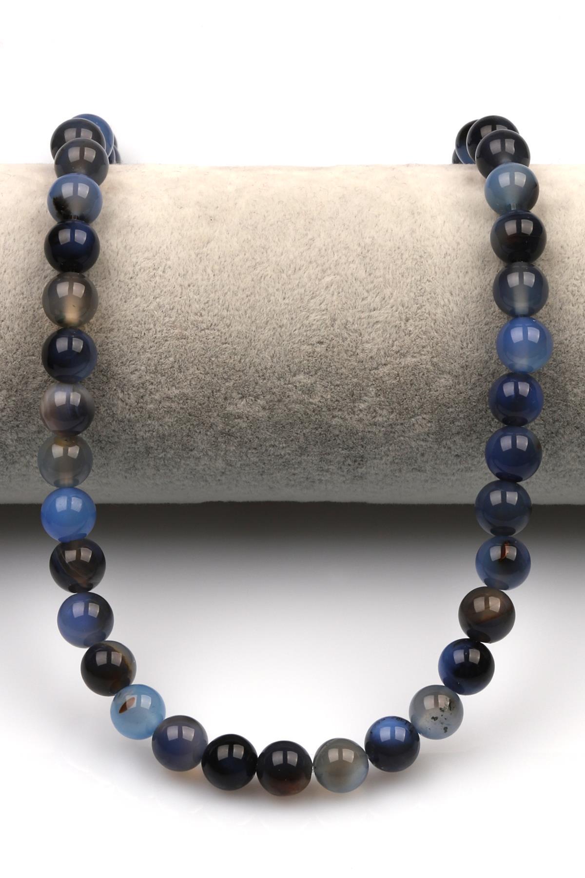 Akik Doğal Taş Dizi 8 mm Küre Kesim