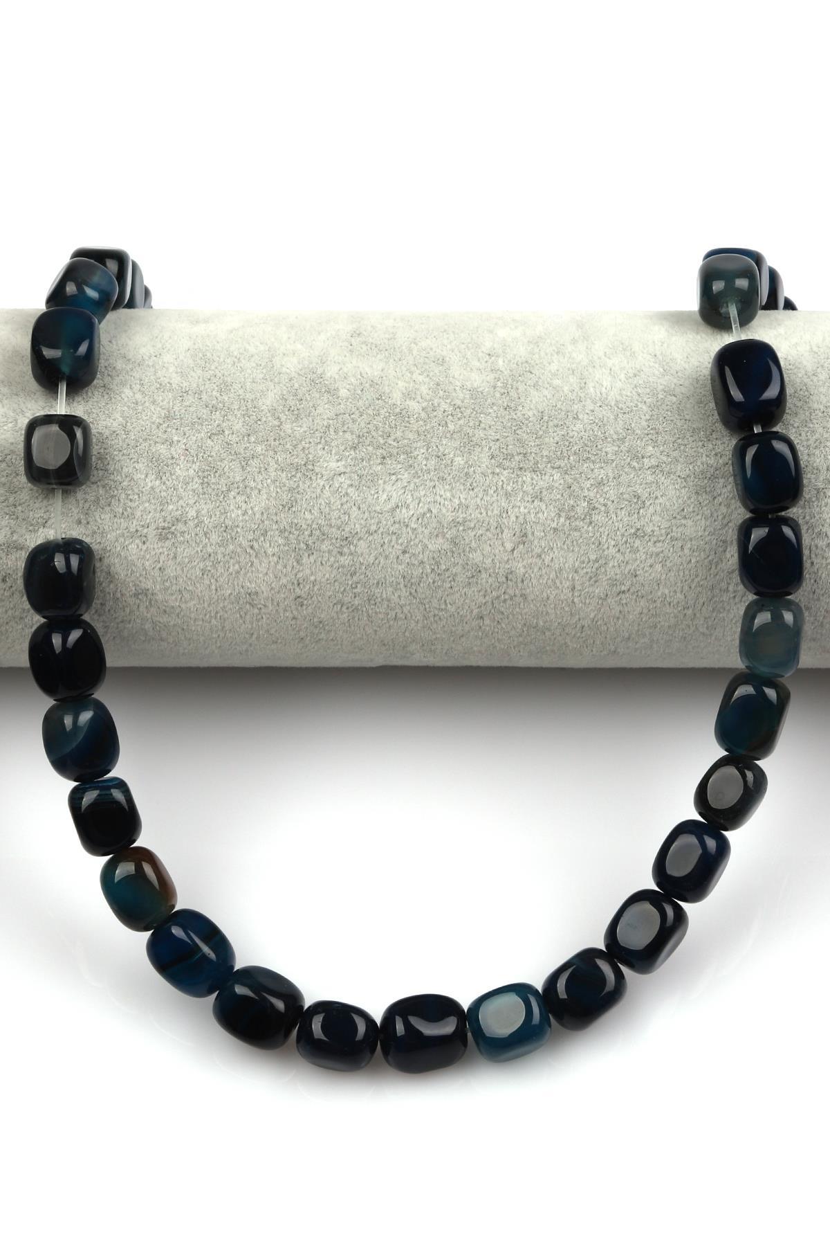 Akik Doğal Taş Dizi 8 x 12 mm Şekilsiz Kesim