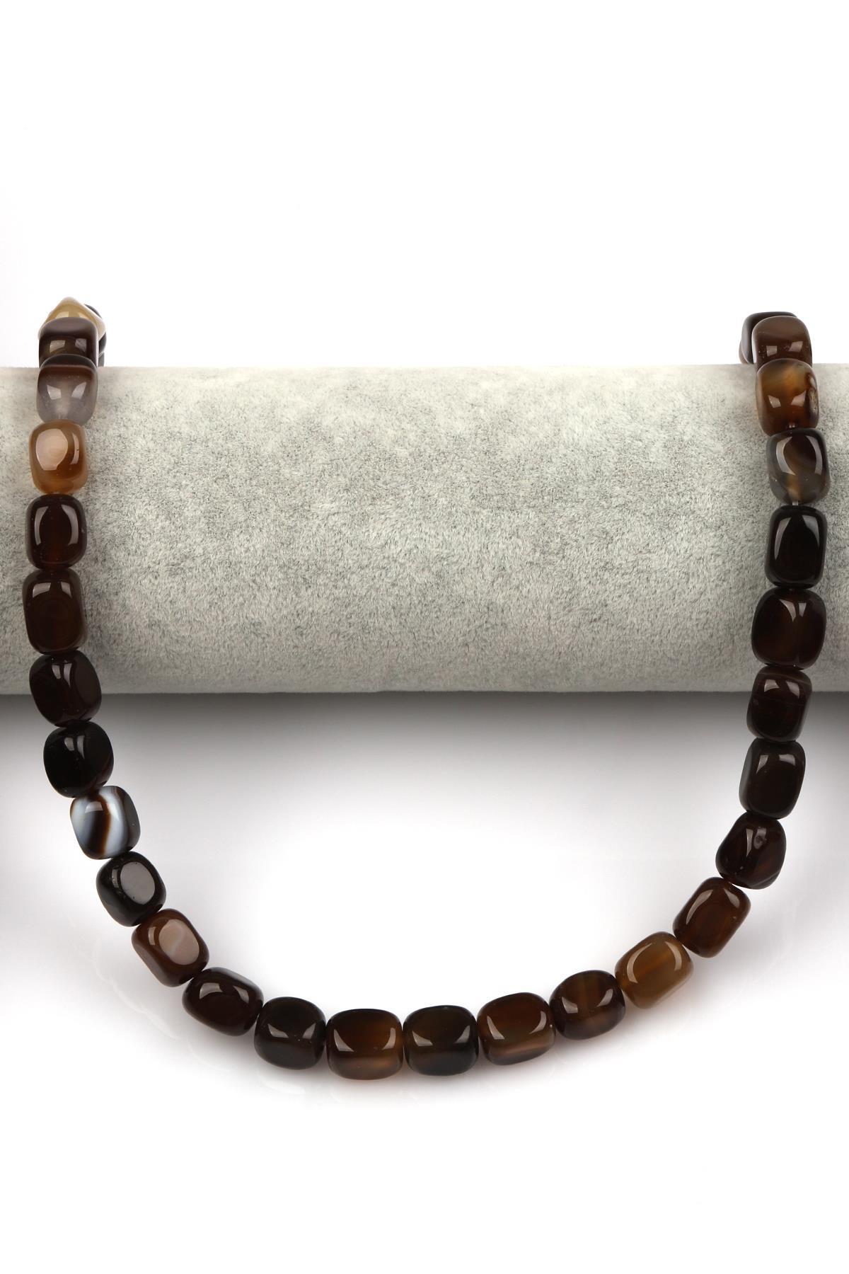 Akik Doğal Taş Dizi 8 x 12 mm Şekilsiz Kesim