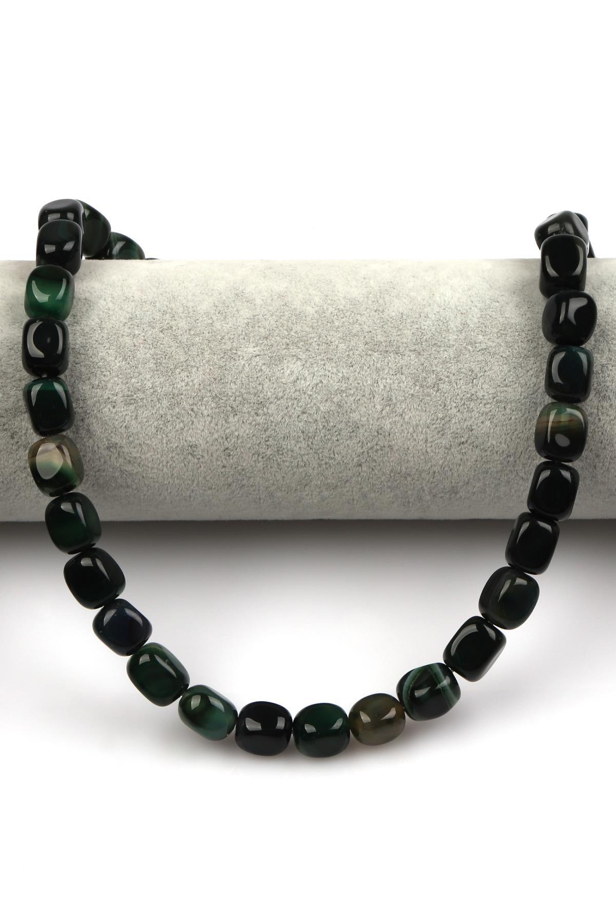 Akik Doğal Taş Dizi 8 x 12 mm Şekilsiz Kesim