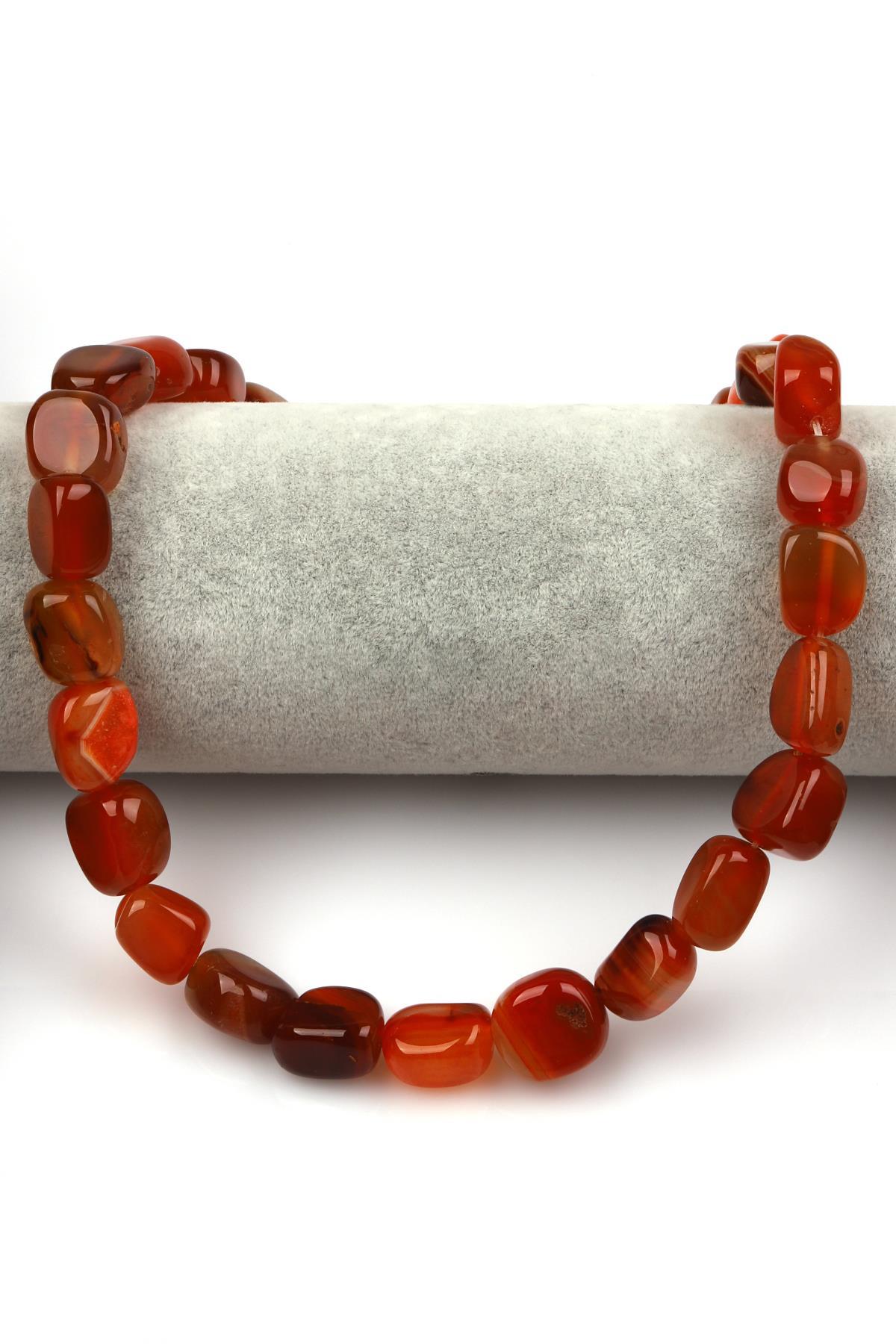 Akik Doğal Taş Dizi 9 x 15 mm Şekilsiz Kesim