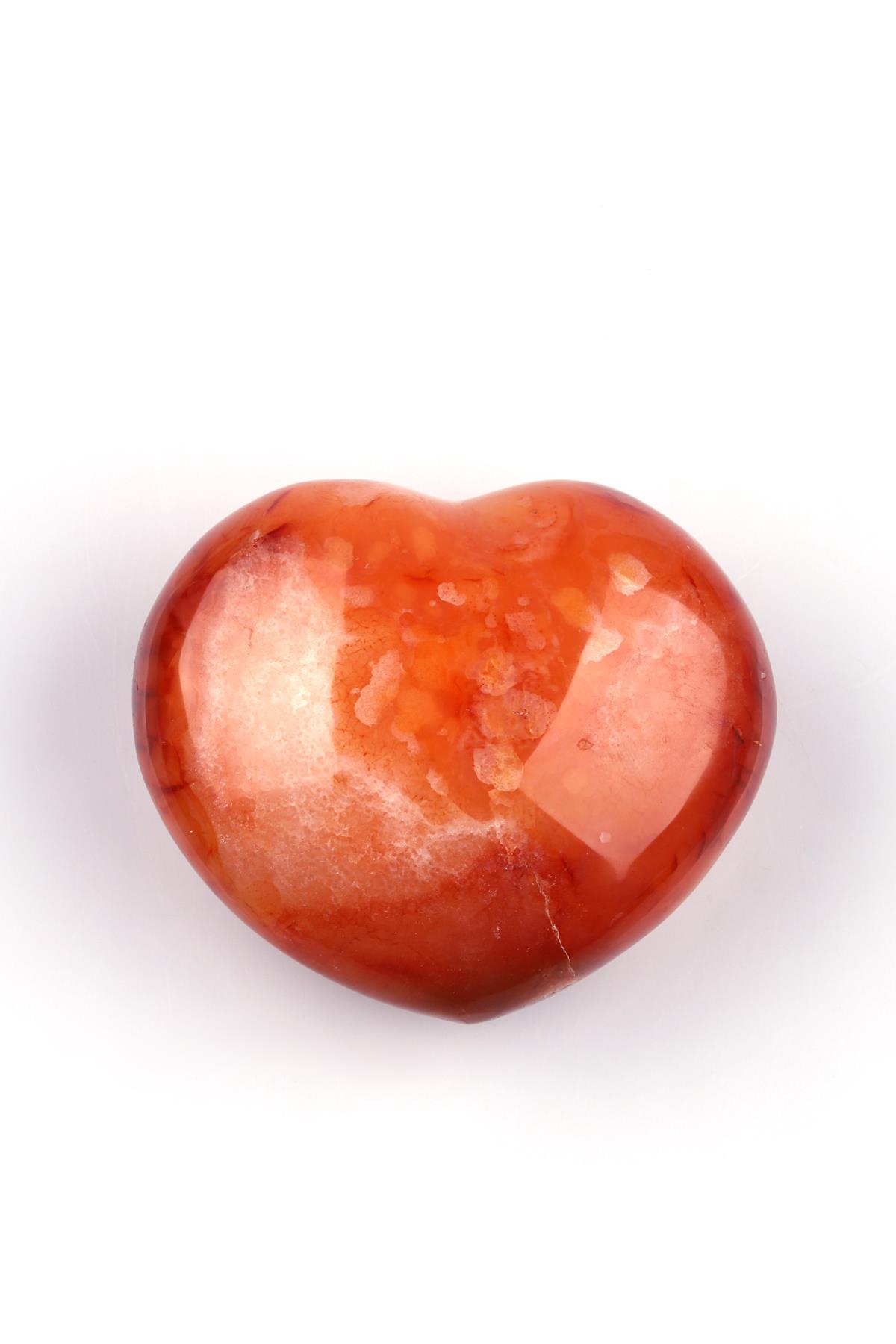 Akik Doğal Taş Kalp