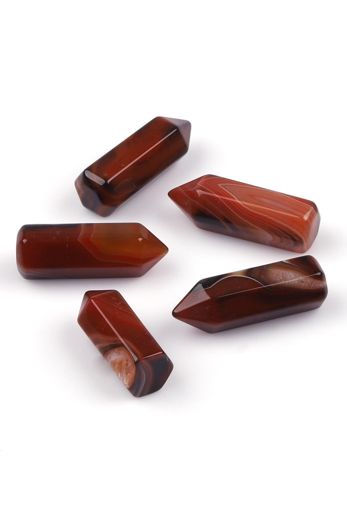 Akik Doğal Taş Obelisk Parça