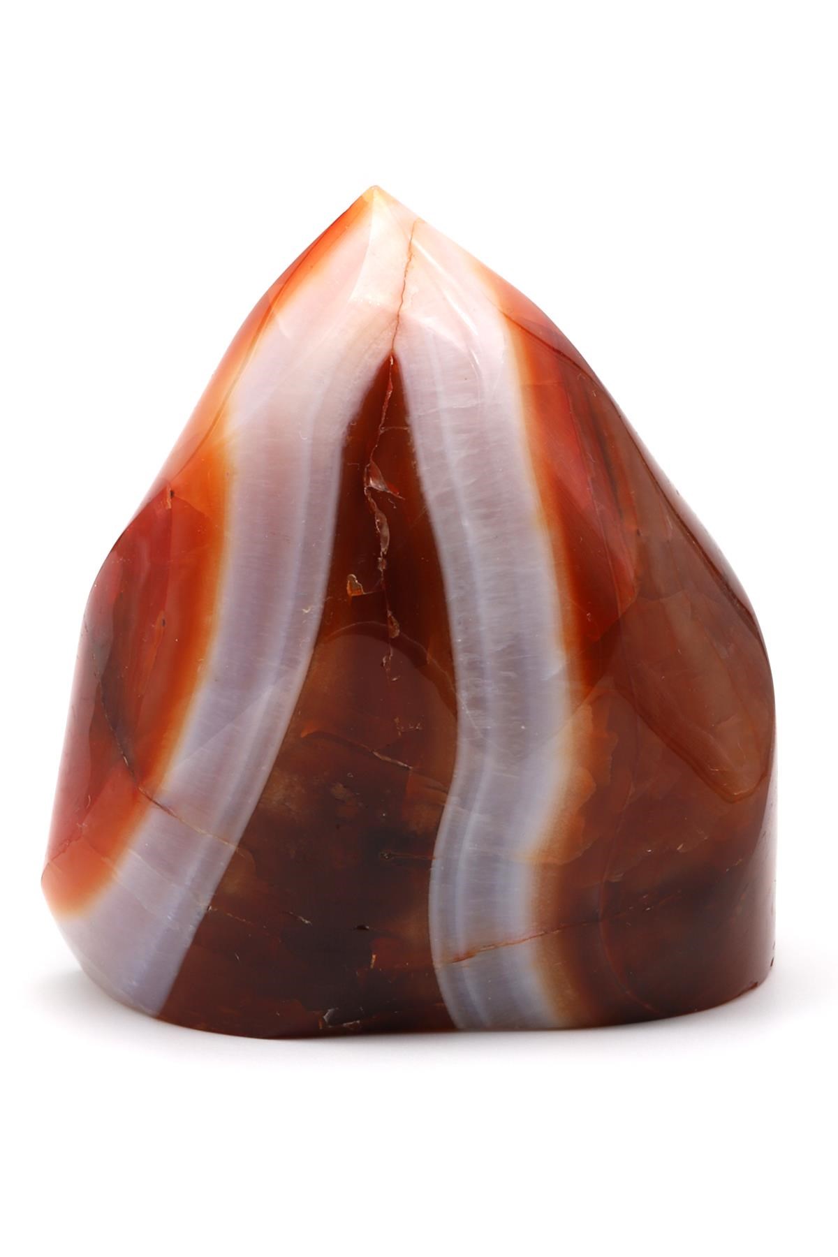 Akik Doğal Taş Spiral Parça - 294 Gr.