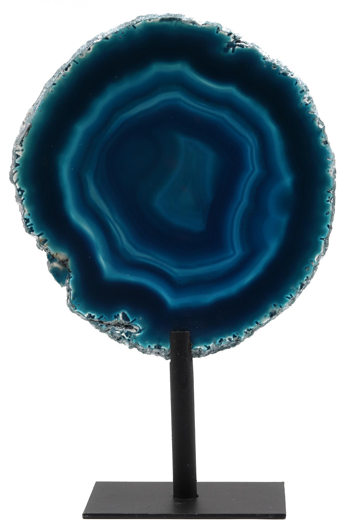 Akik Doğal Taş Standlı Plaka