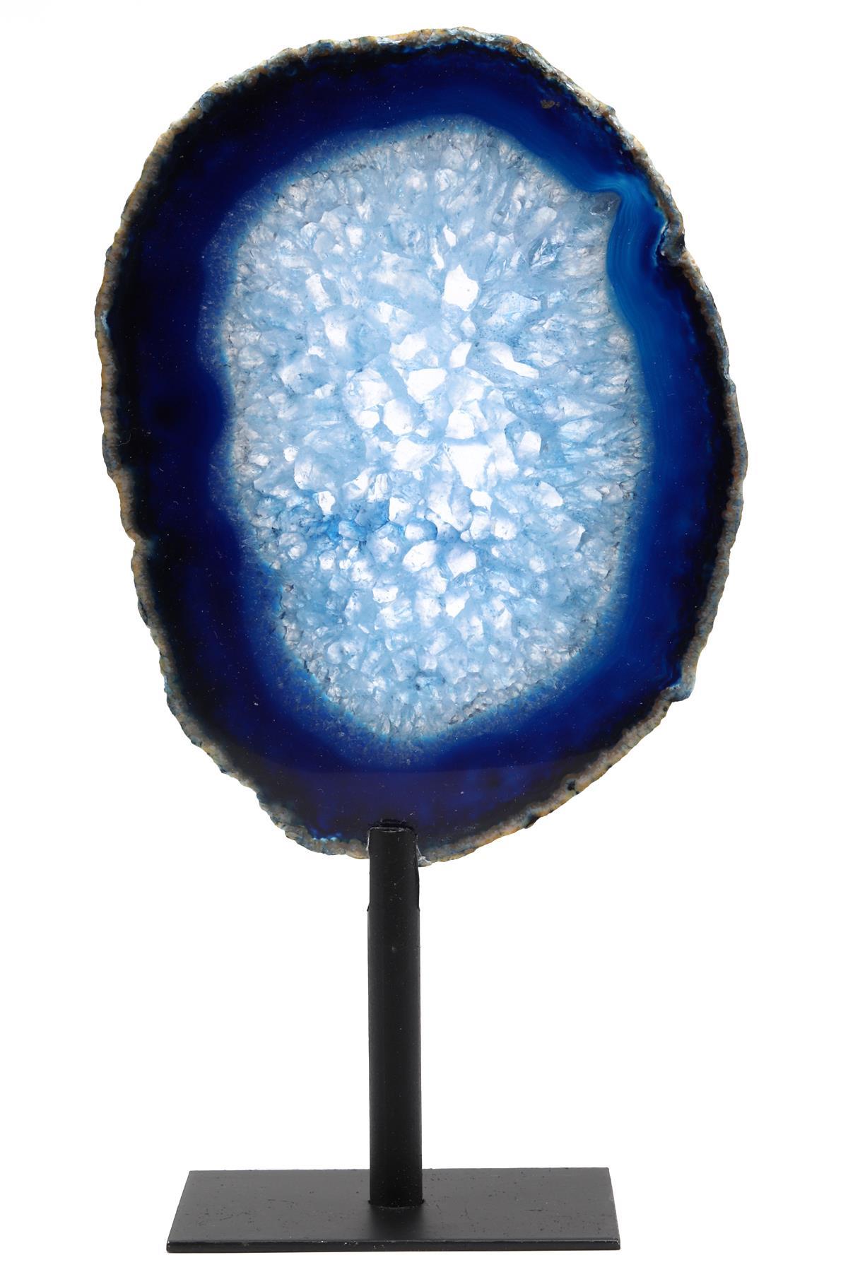 Akik Doğal Taş Standlı Plaka