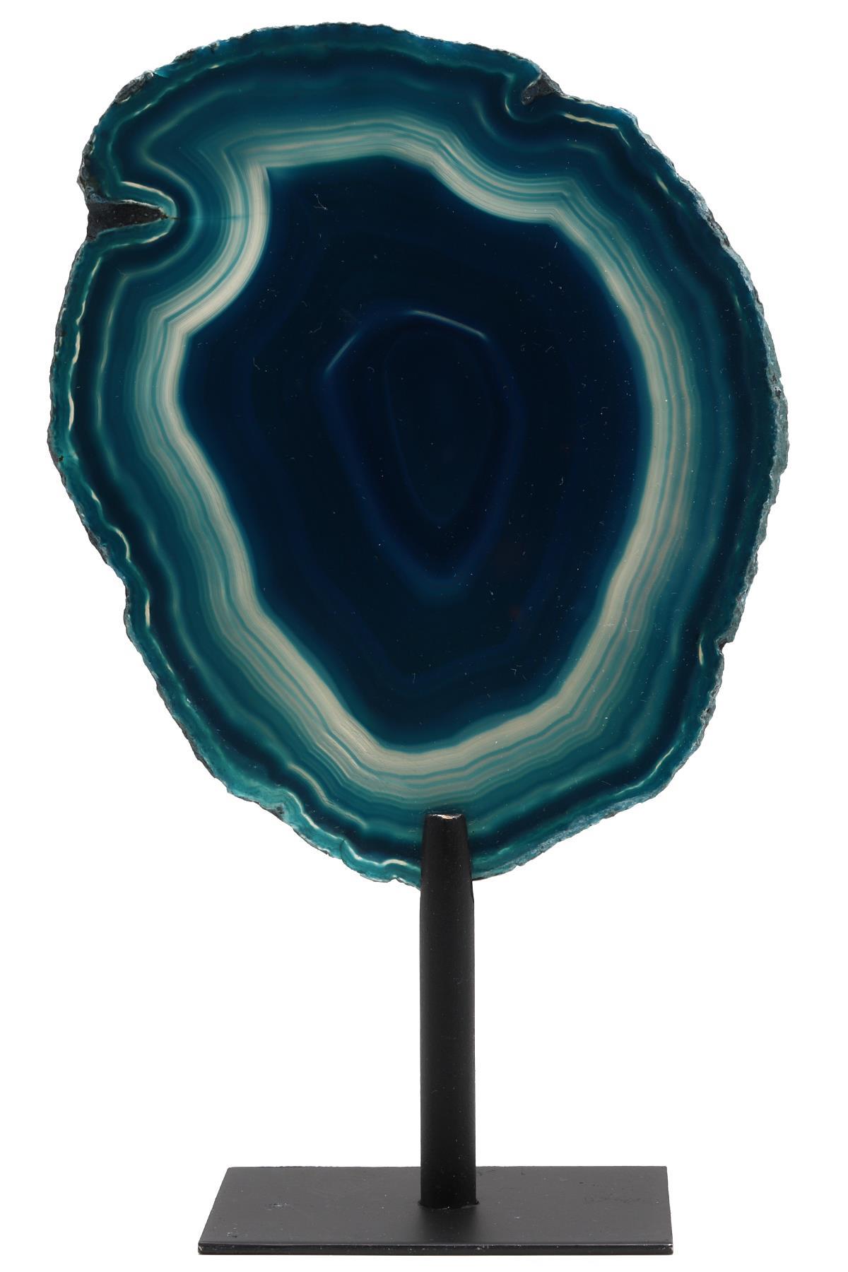 Akik Doğal Taş Standlı Plaka