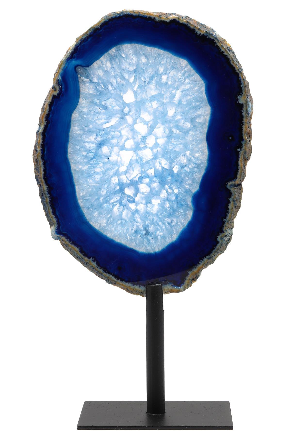 Akik Doğal Taş Standlı Plaka