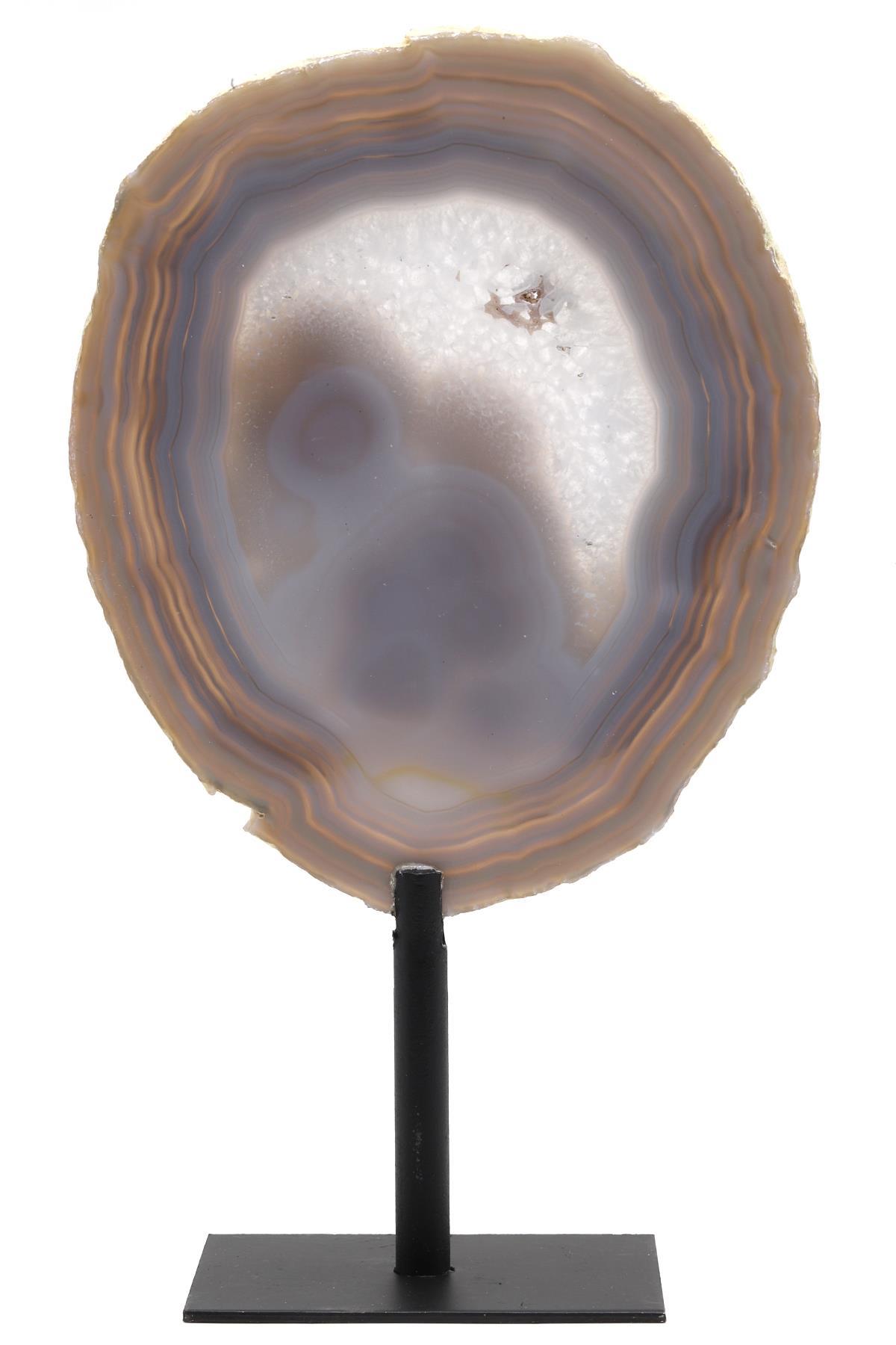 Akik Doğal Taş Standlı Plaka