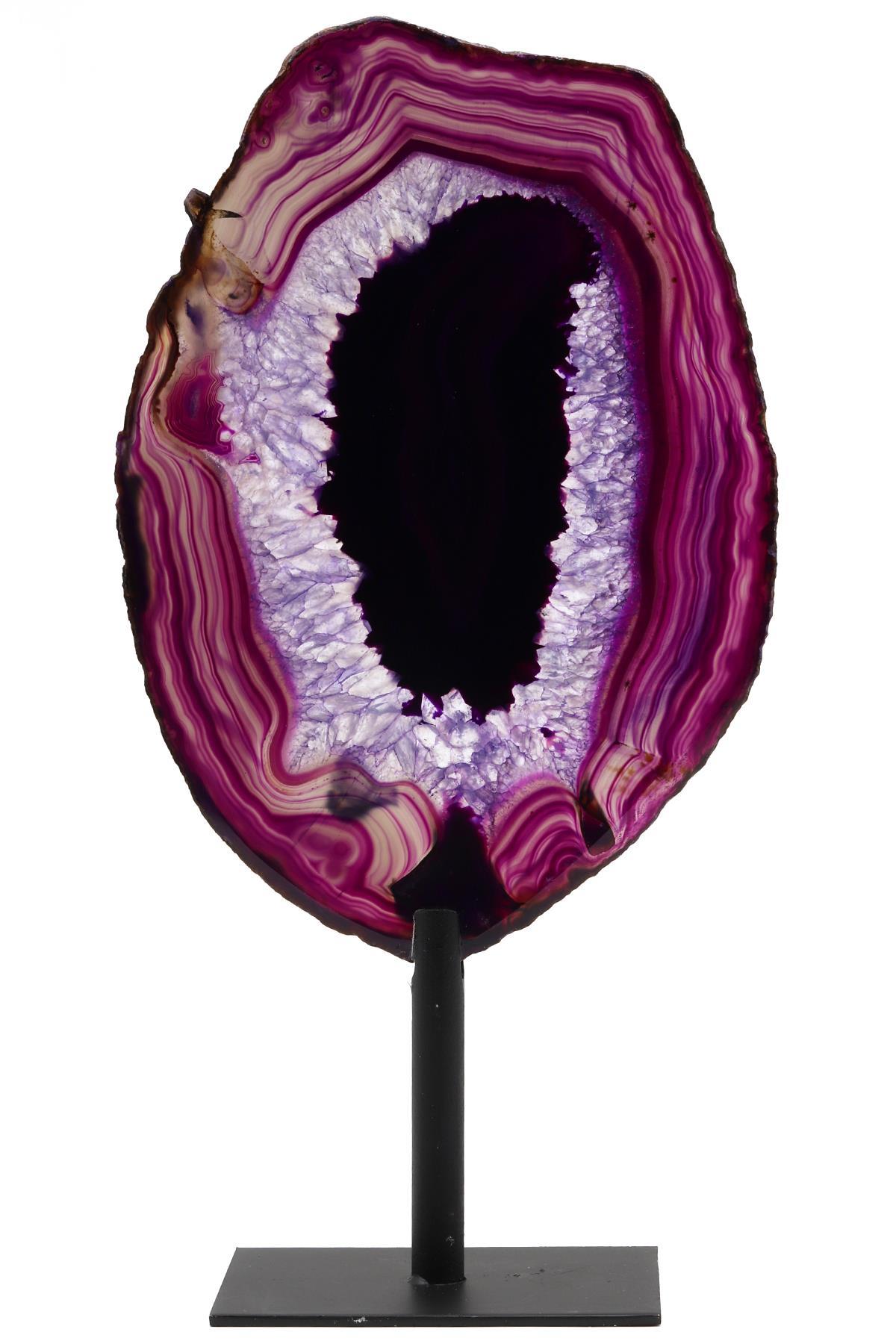 Akik Doğal Taş Standlı Plaka