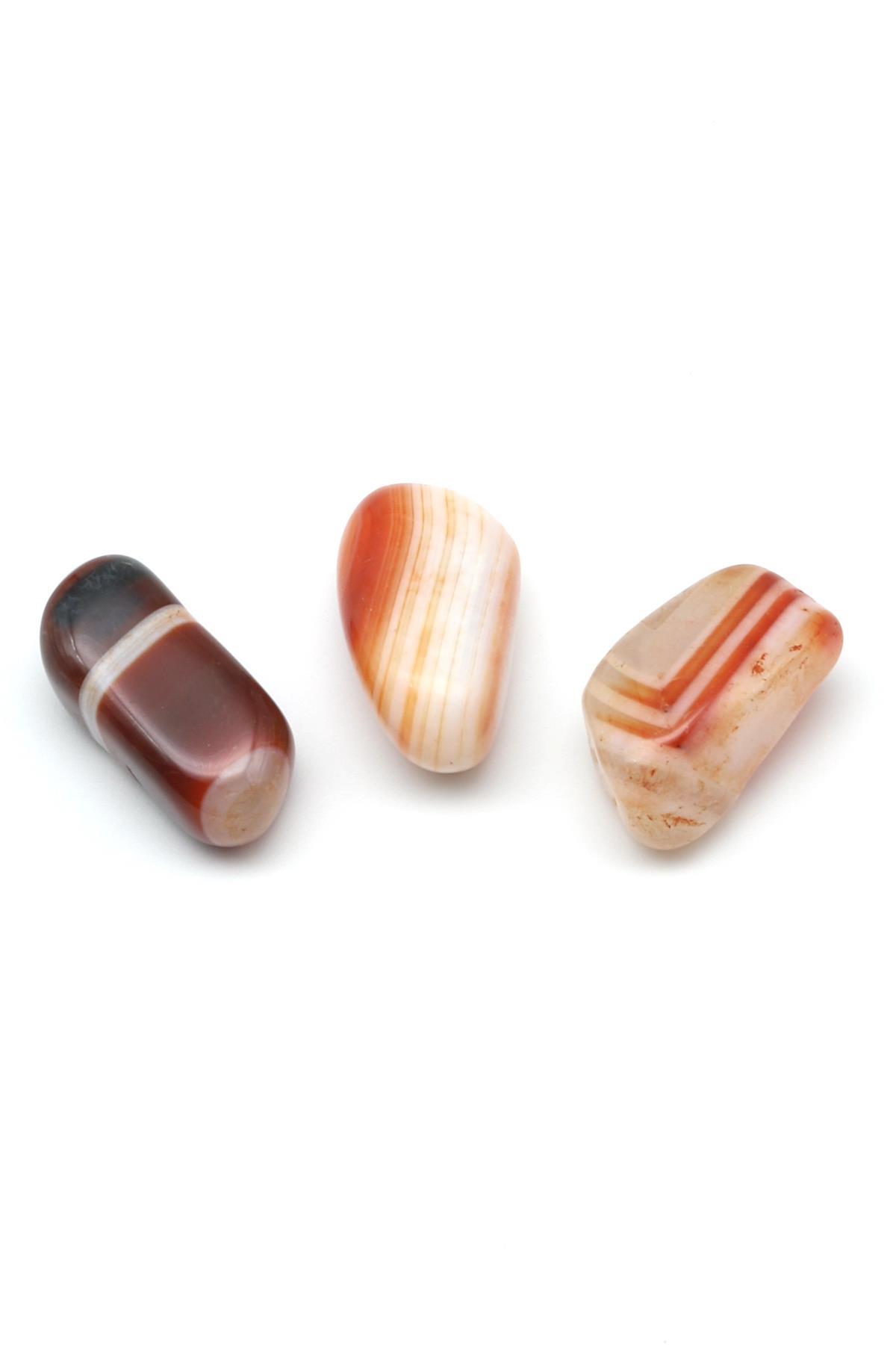 Akik Doğal Taş Tamburlanmış Parça - Tımbıl