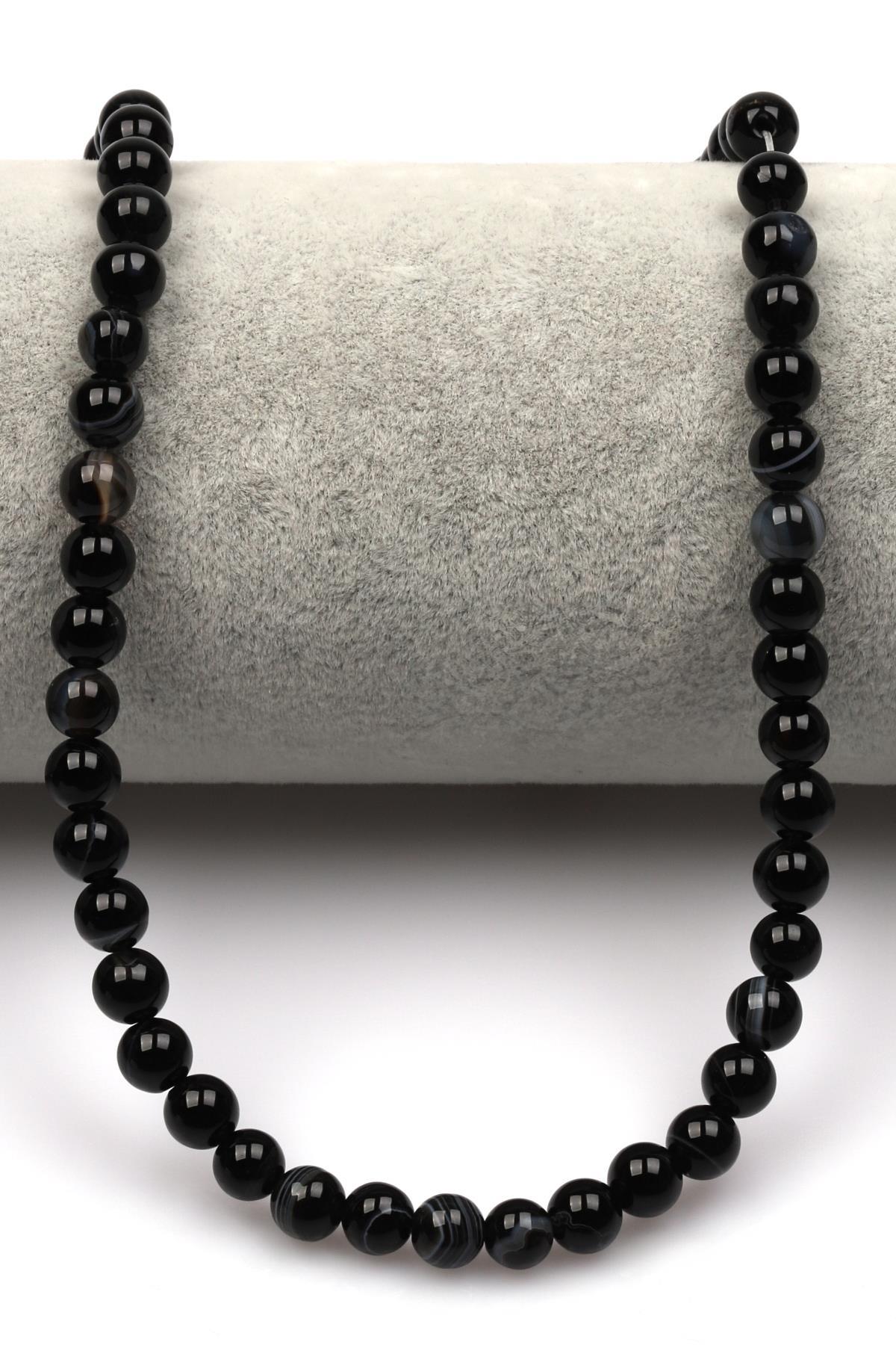 Akik Doğaltaş Dizi 6 mm Küre Kesim