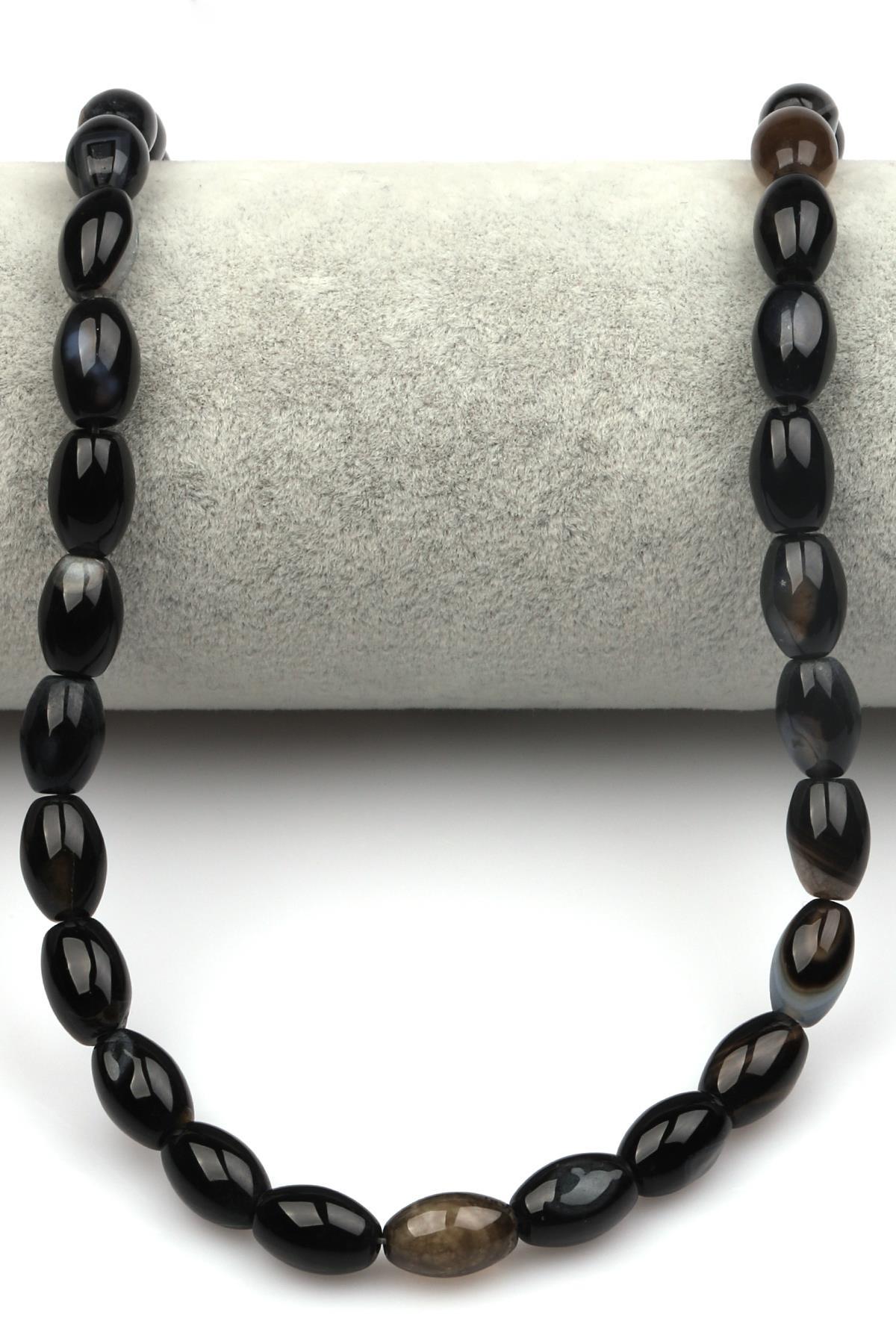 Akik Doğaltaş Dizi 7 x 11 mm Arpa Kesim