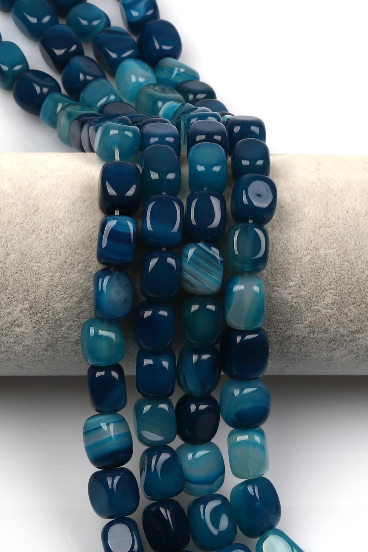 Akik Doğaltaş Dizi 9 x 11 mm Özel Kesim