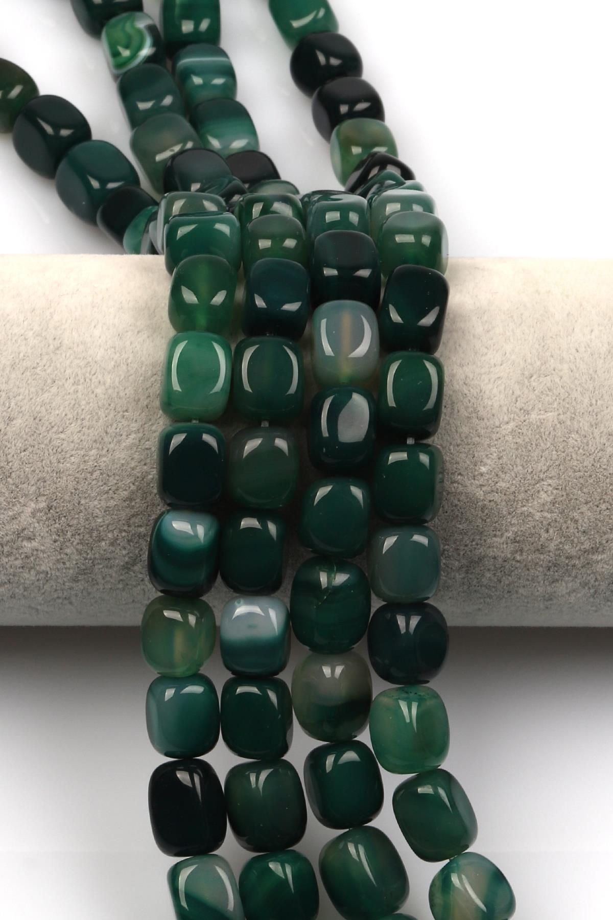 Akik Doğaltaş Dizi 9 x 11 mm Özel Kesim